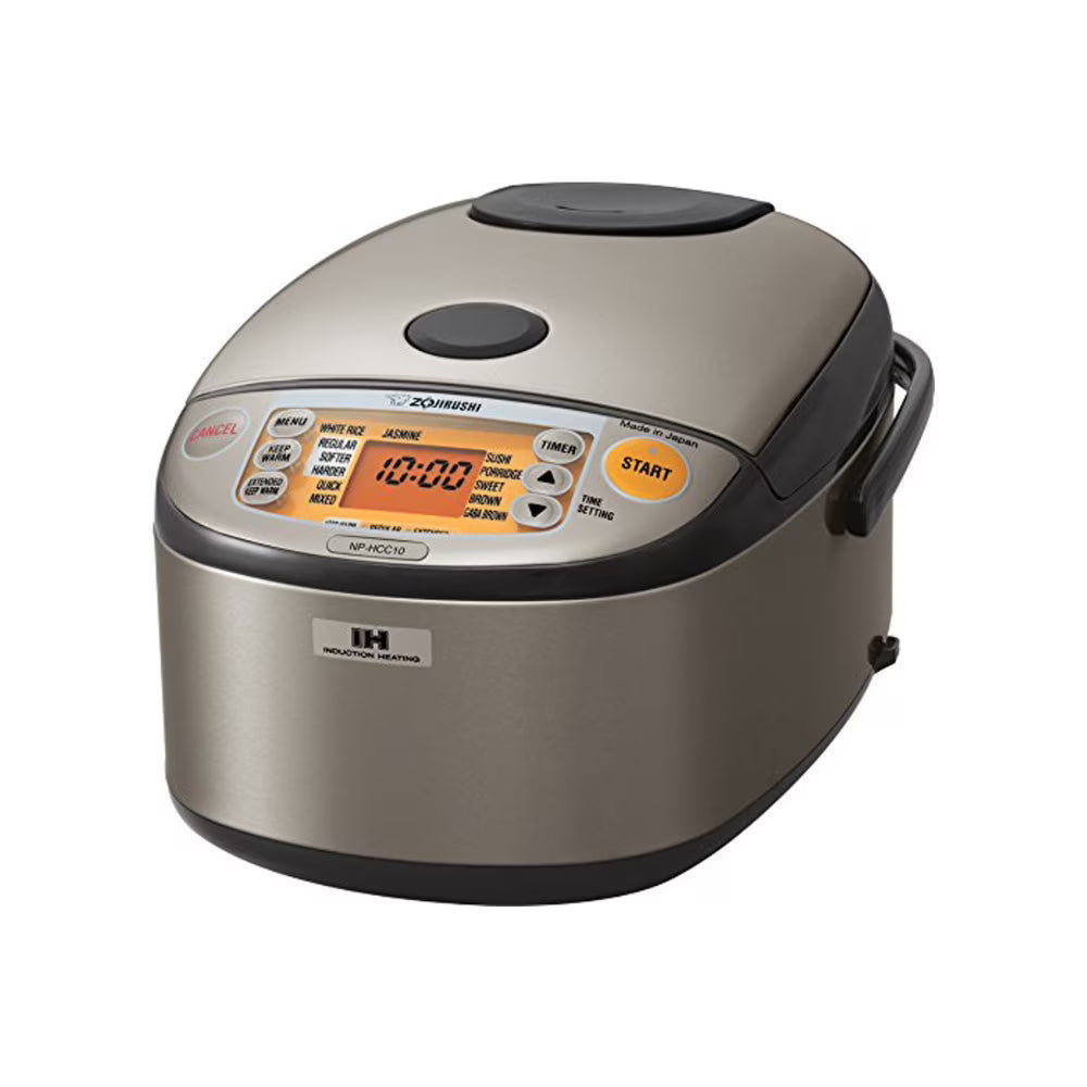 2026 New Zojirushi NP-HCC18XH Induction Heating System Rice Cooker and Warmer, 1.8 L, Stainless Dark Gray