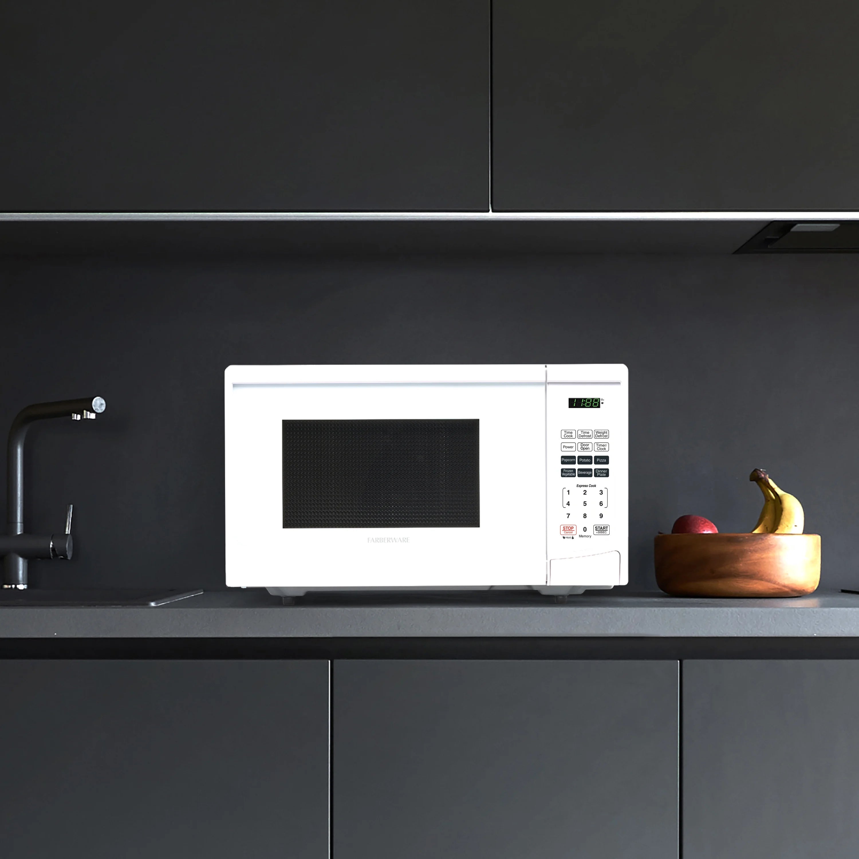 2026 New Farberware Classic 0.9 Cu. Ft 900-Watt Microwave Oven, Stainless Steel - Image 23