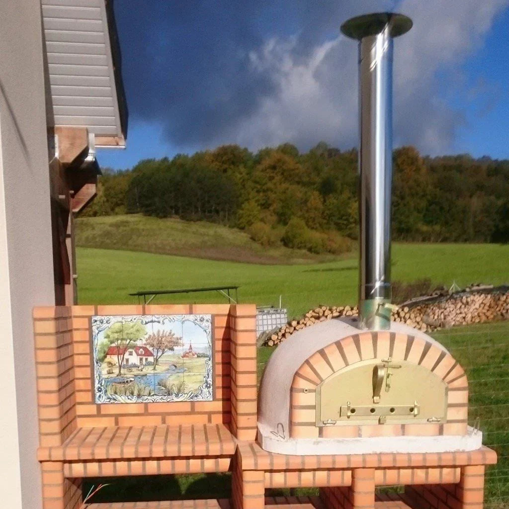 2026 New Outdoor Wood Fired Brick Pizza Oven - Image 3