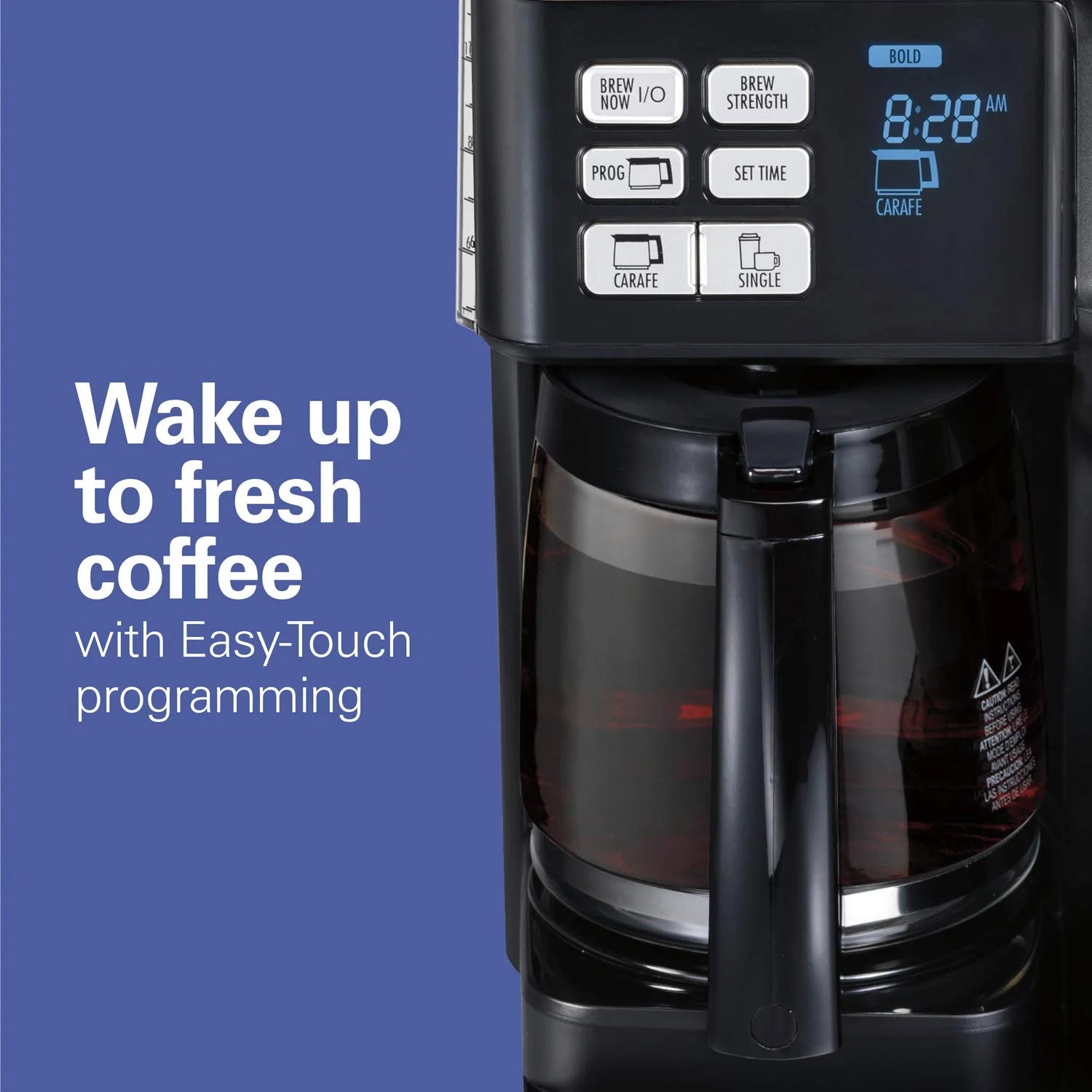 2026 New Hamilton Beach 49976 FlexBrew Trio 2-Way Coffee Maker, Compatible with K-Cup Pods or Grounds, Combo, Single Serve & Full 12c Pot, Black - Image 5