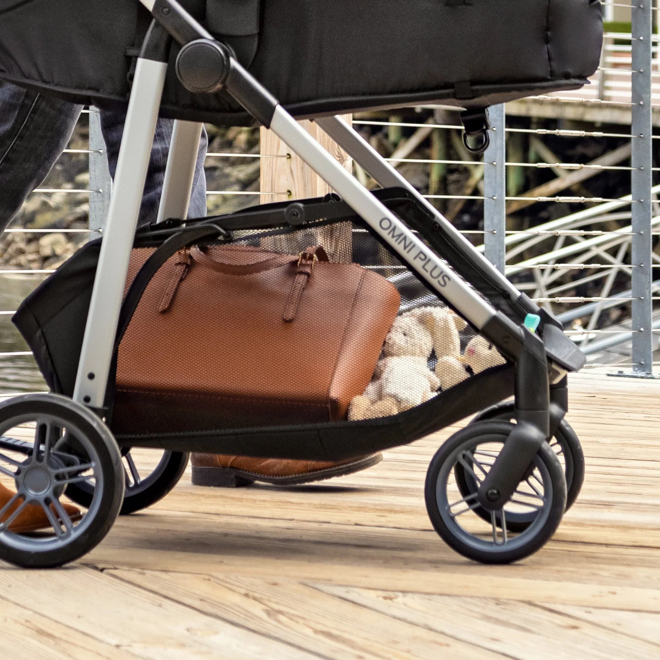 2026 New Evenflo Omni Plus Modular Travel System with LiteMax Sport Infant Car Seat, Mylar Gray, Unisex - Image 87