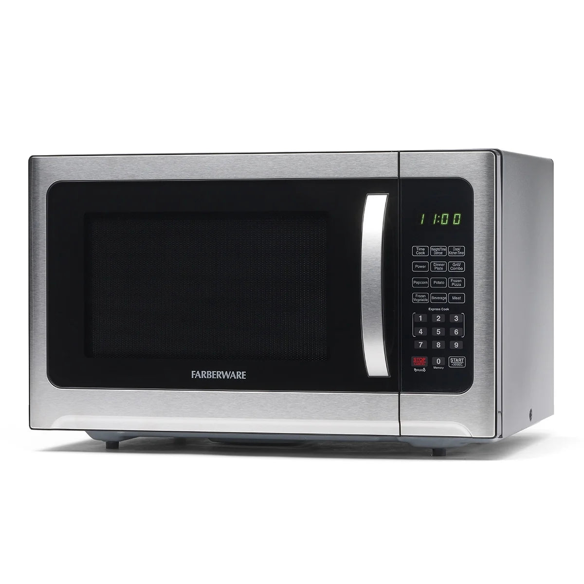 2026 New Farberware Professional 1.2 Cu. Ft. 1000-Watt Microwave Oven with Sensor Cooking, Stainless Steel/Black Body Wrap - Image 9