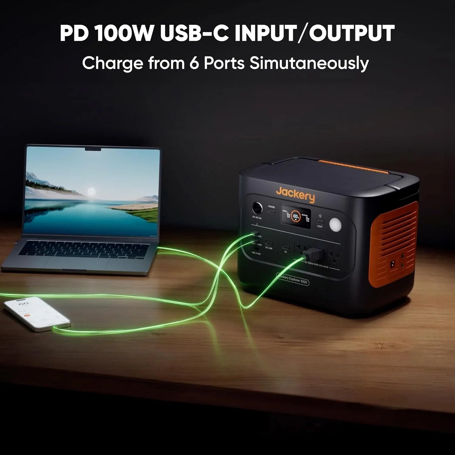 2026 New Jackery Explorer 1000 v2 Portable Power Station and 5m DC Extension Cable,1060Wh LiFePO4 Battery,1500W AC/100W USB-C Output, 1 Hr Fast Charge, Solar Generator for Camping,Emergency, Off-Grid Living - Image 12