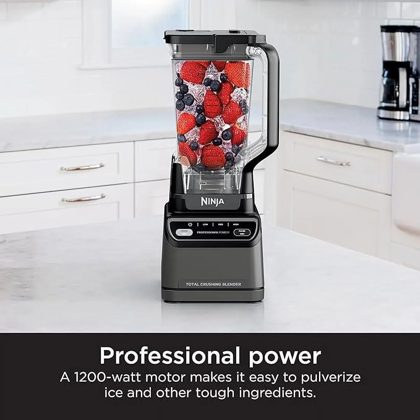 2026 New Ninja Professional Blender 2.0, 1200 Watts. Dark Grey - Image 3