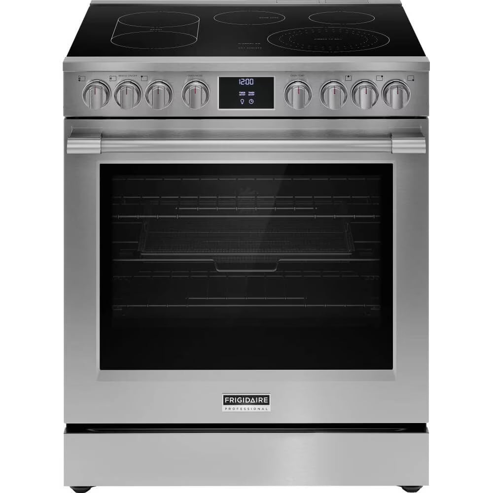 2026 New FRIGIDAIRE 30 Inch Slide-In Electric Range with 5 Elements Stainless Steel PCFE3080AF
