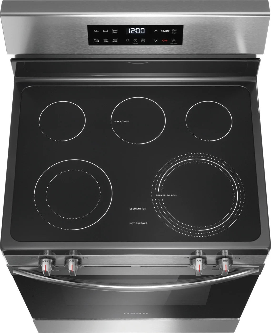 2026 New Frigidaire FCRE3062AS 30" Electric Range with Steam Clean, Stainless Steel - Image 2