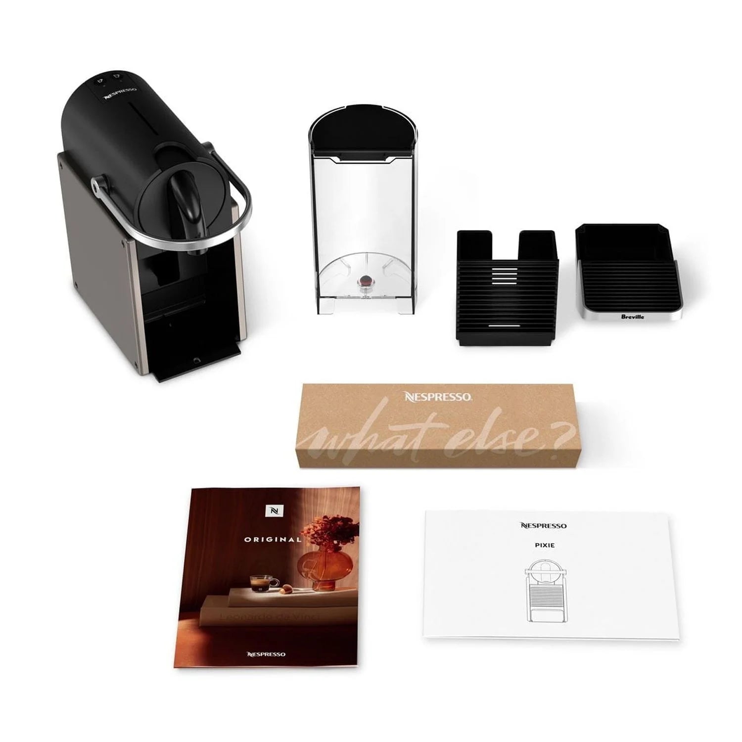 2026 New Nespresso Pixie Espresso Machine by Breville, Titan - BEC440TTN - Image 5