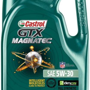 2026 New Castrol 03057 GTX MAGNATEC 5W-30 Full Synthetic Motor Oil, 5 Quart, 3 Pack