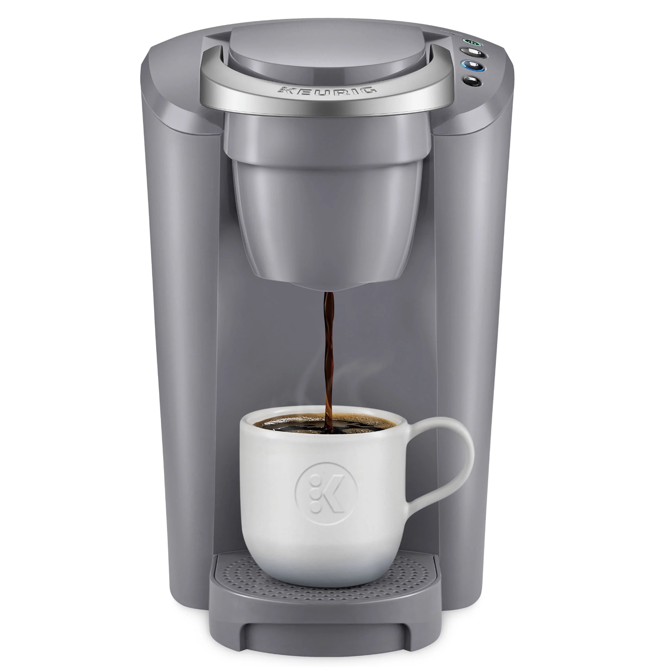 2026 New Keurig K-Compact Single-Serve K-Cup Pod Coffee Maker, Moonlight Grey