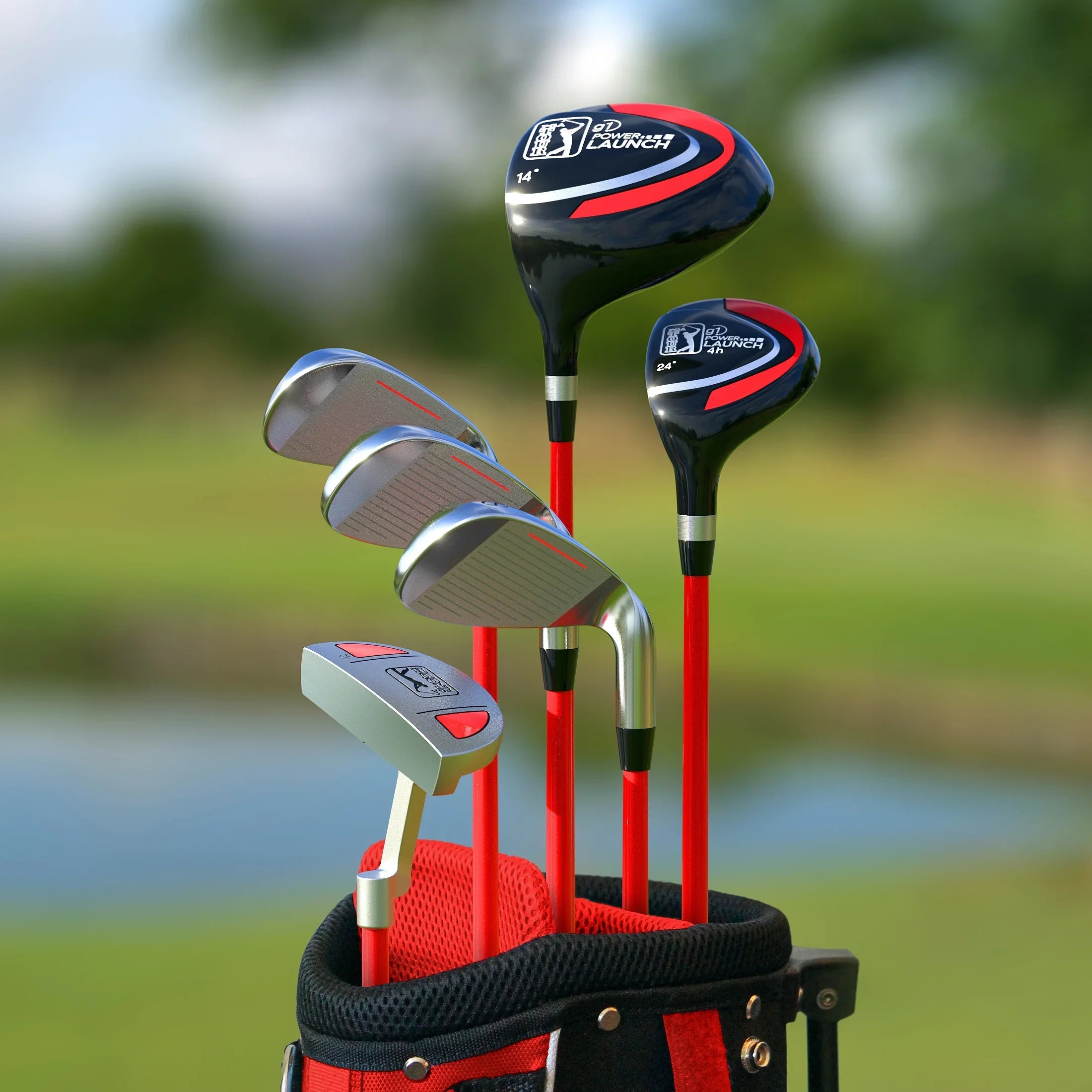 2026 New PGA Tour Right-Handed 10 Piece Kids Golf Club Stand Bag Set; Player Height 4'8 - 5'2", Ages 8-12 - Image 29