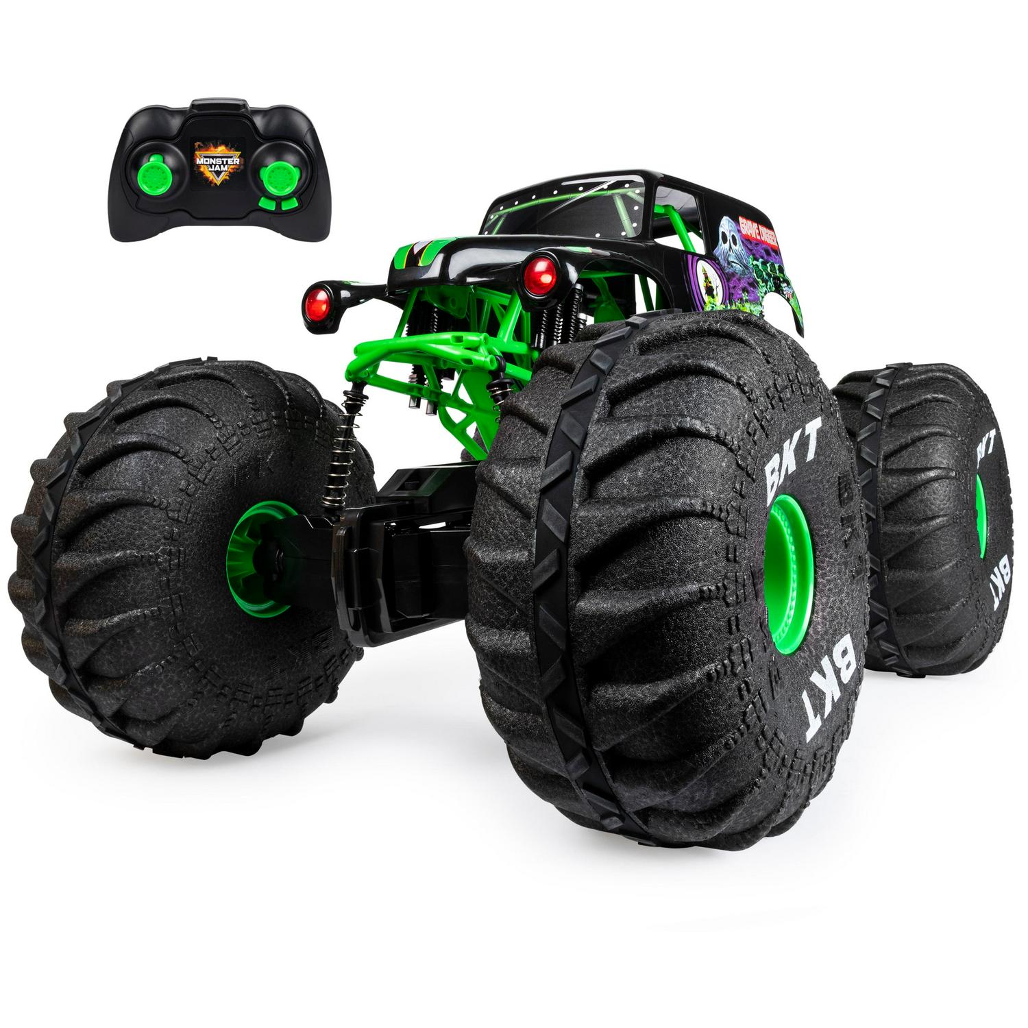 2026 New Monster Jam. Official Mega Grave Digger All-Terrain Remote Control Monster Truck with Lights. 1:6 Scale. Kids Toys for Boys and Girls Ages 4-6+