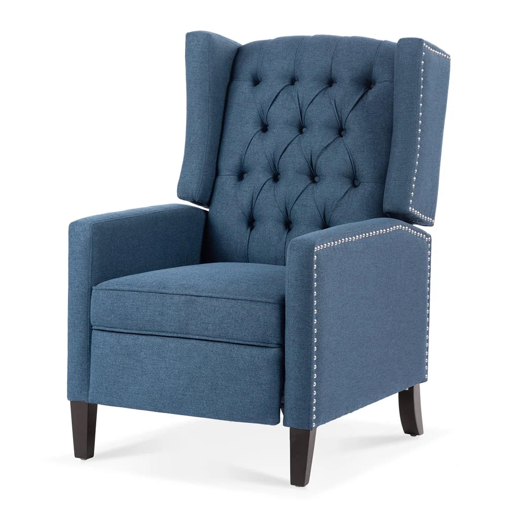 2026 New Triple Tree Modern Fabric Foam Wood Solid Print Nailhead Trim Accent Chair, Beige - Image 24