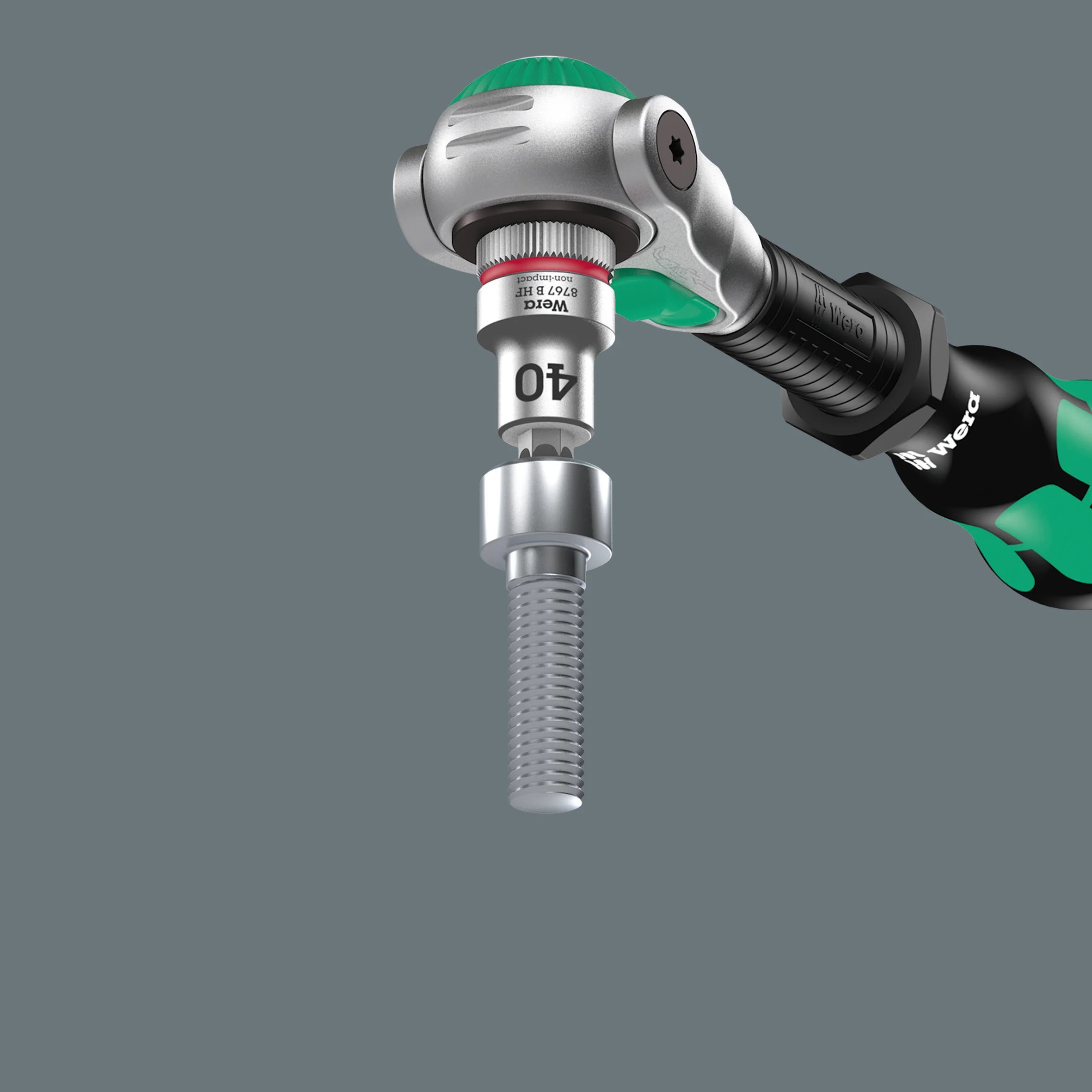 2026 New Wera 003755 8100 SA All-in Zyklop Speed Ratchet Set, 1/4" Drive with Holding Function - Metric - Image 4