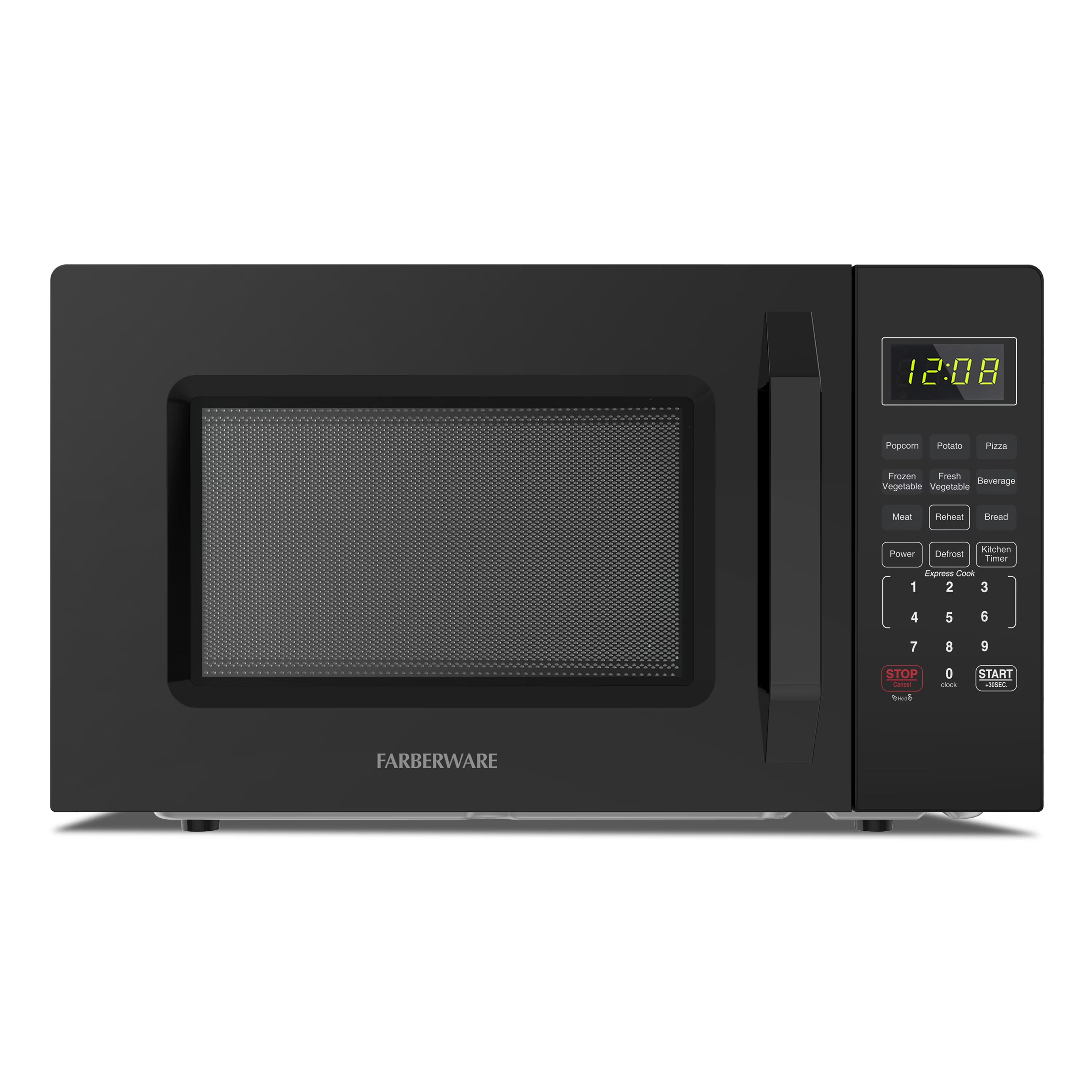 2026 New Farberware 1.1 Cu. Ft. 1000-Watt Compact Microwave Oven, Black