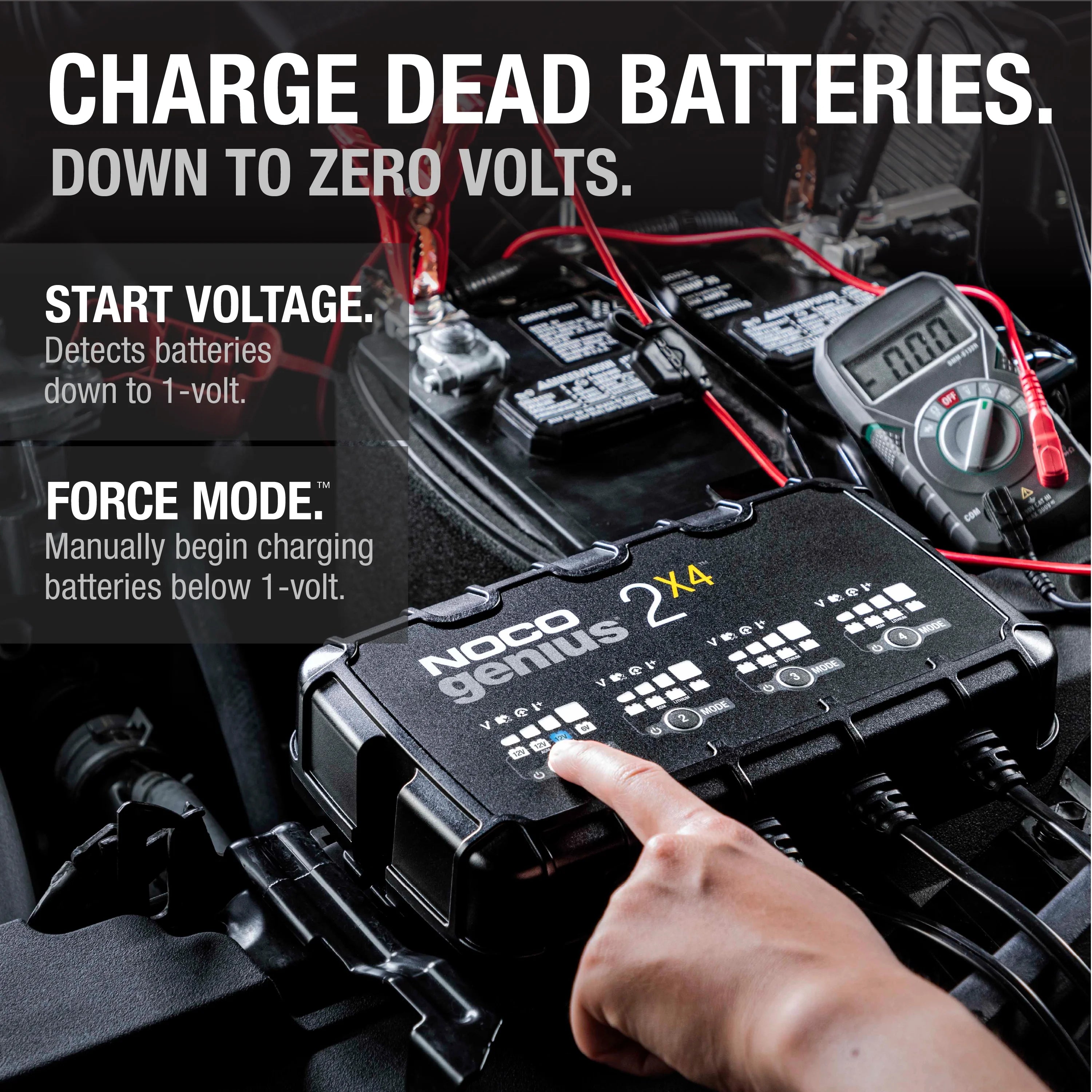 2026 New NOCO GENIUS2X4: 4-Bank 8A (2A/Bank) 6V/12V Smart Battery Charger, Maintainer and Desulfator - Image 7