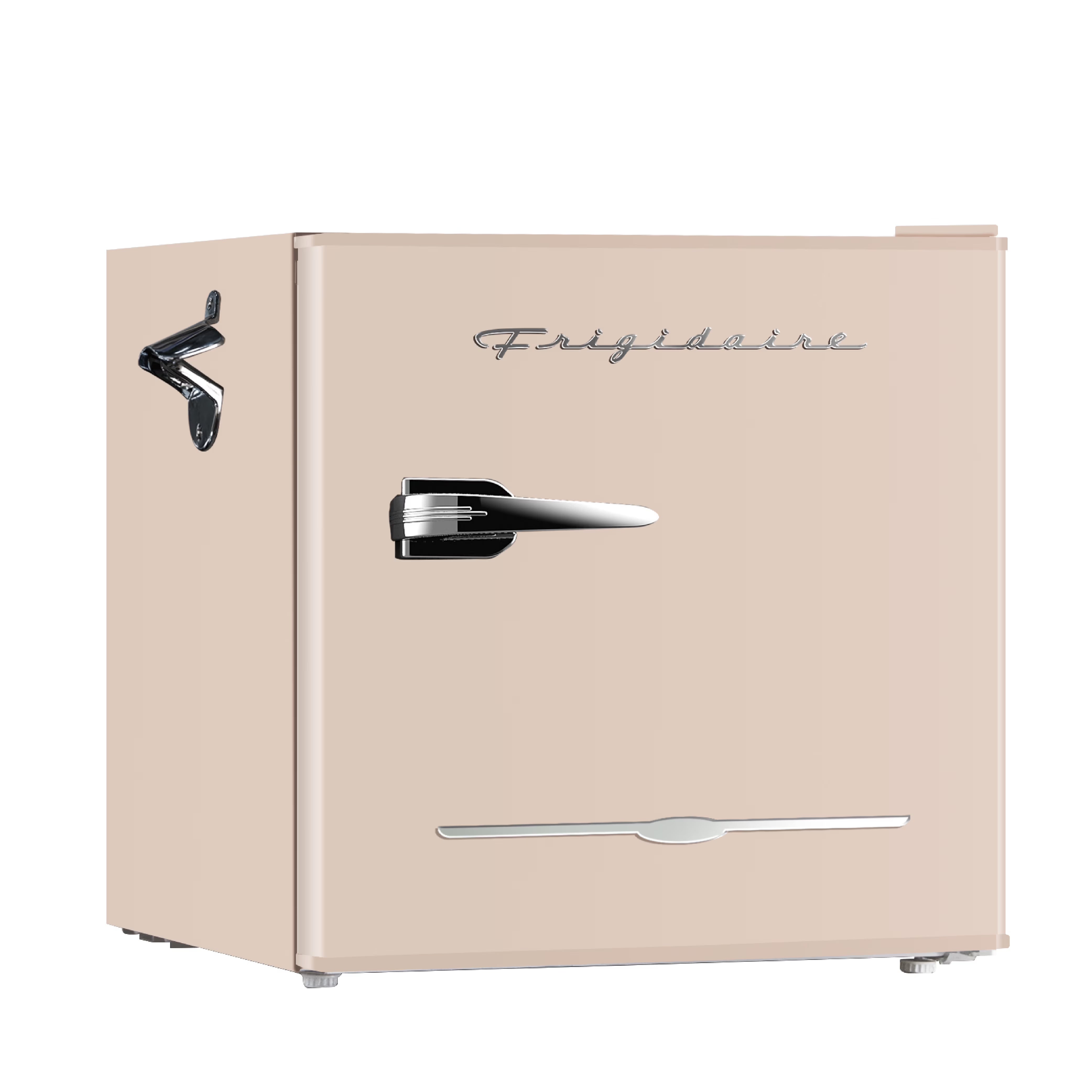 2026 New Frigidaire 1.6 Cu ft. Retro Compact Refrigerator with Side Bottle Opener, Coral