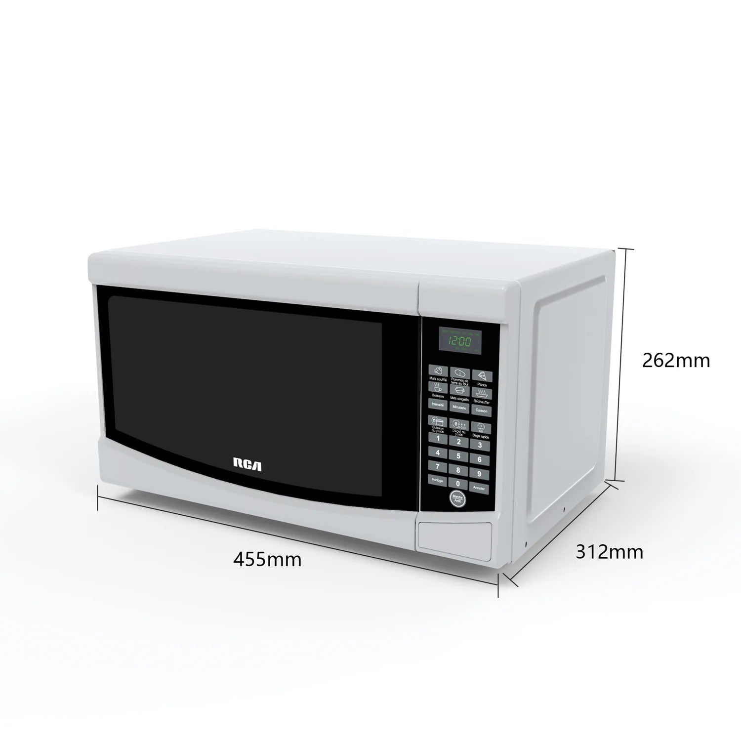 2026 New 0.7-Cu. Ft. Countertop Microwave Oven with Glass Turntable, 700 Watts (Black), EMW7332-BLACKPT - Image 3