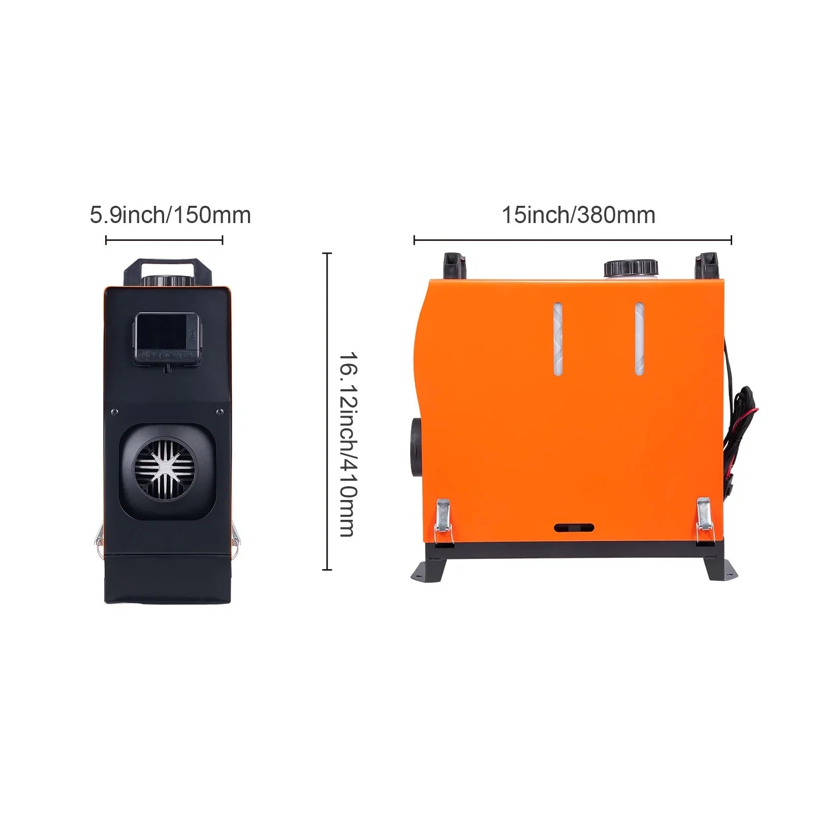 2026 New KFFKFF Diesel Air Heater, 12V 5KW Integrated Diesel Heater with Remote and LCD Display, 5L Tank Compact Diesel Heating Solution, Quick Warm-up for RVs, Trailers, Campers, Boats, and Indoor Use - Image 8