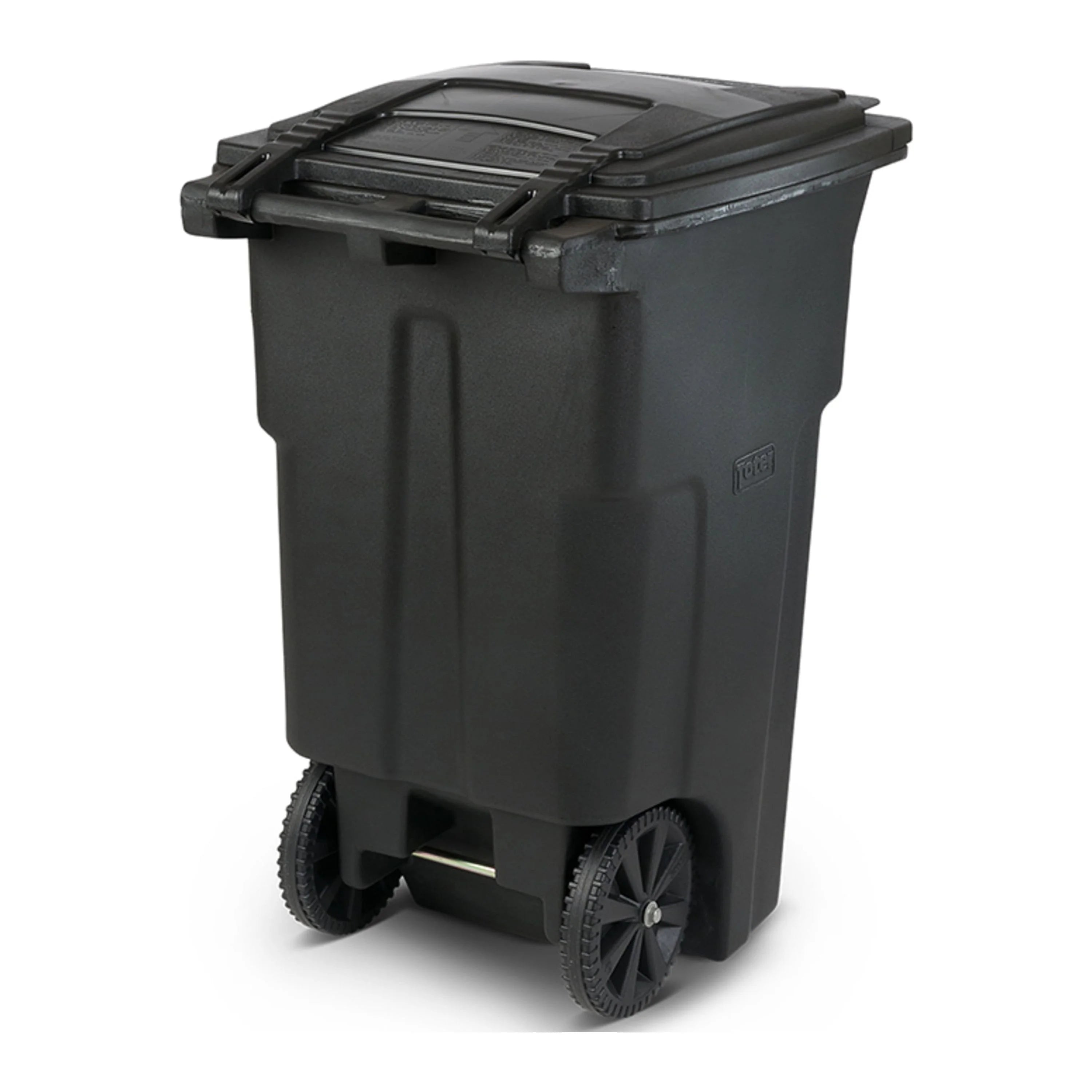 2026 New Toter Trash Can Graystone with Wheels and Lid, 64 Gallon - Image 7
