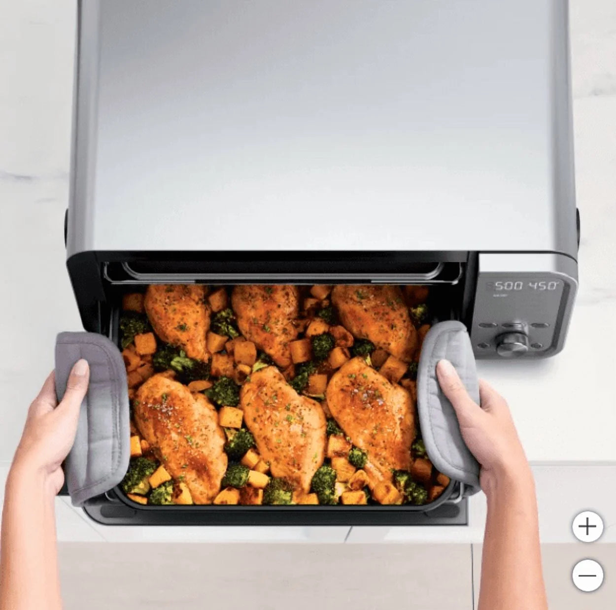 2026 New New Ninja Flip 10-in-1 Toaster Oven & Air Fryer with Added Broil Rack - Image 3
