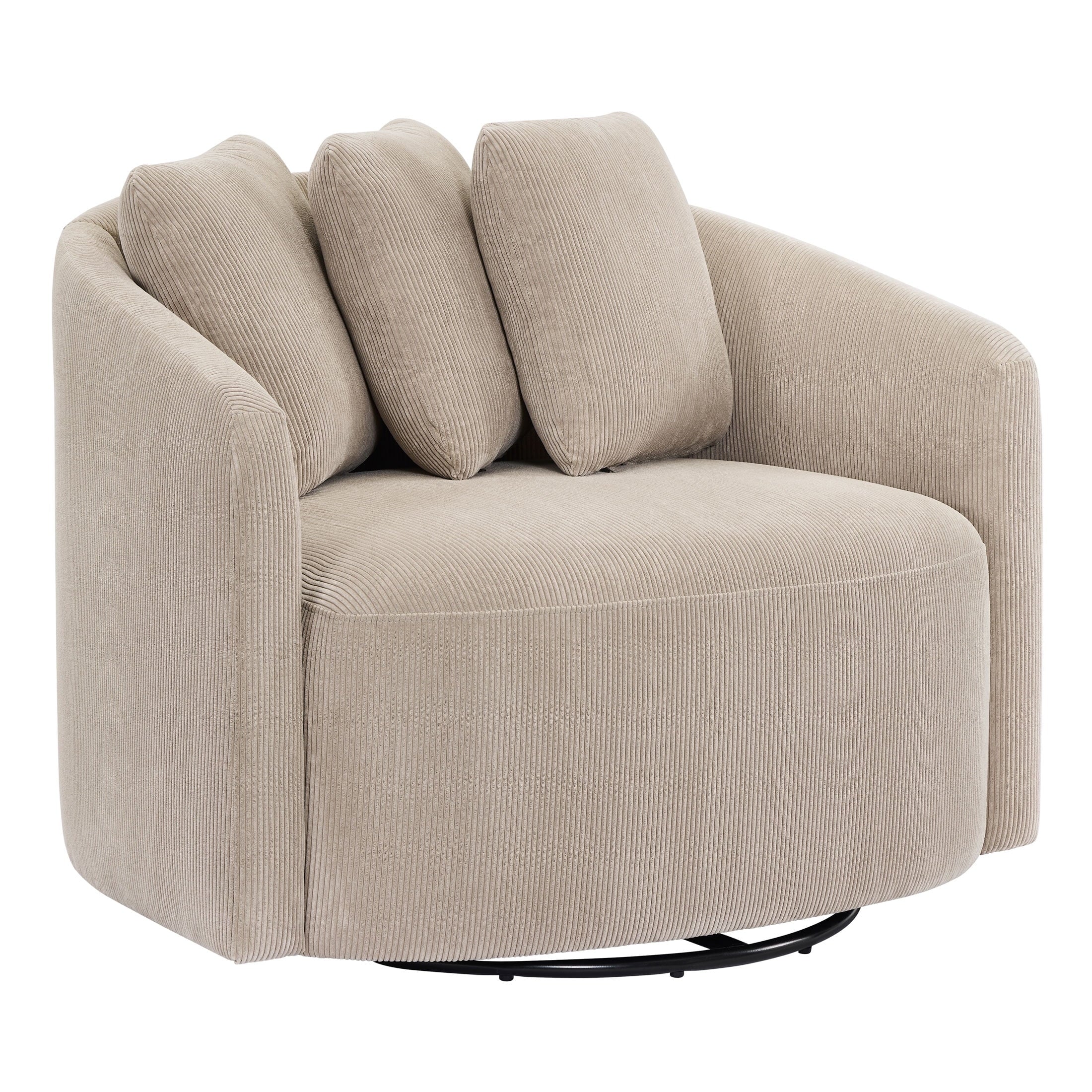 2026 New Beautiful Drew Accent Chair by Drew Barrymore, Cream Boucle - Image 45