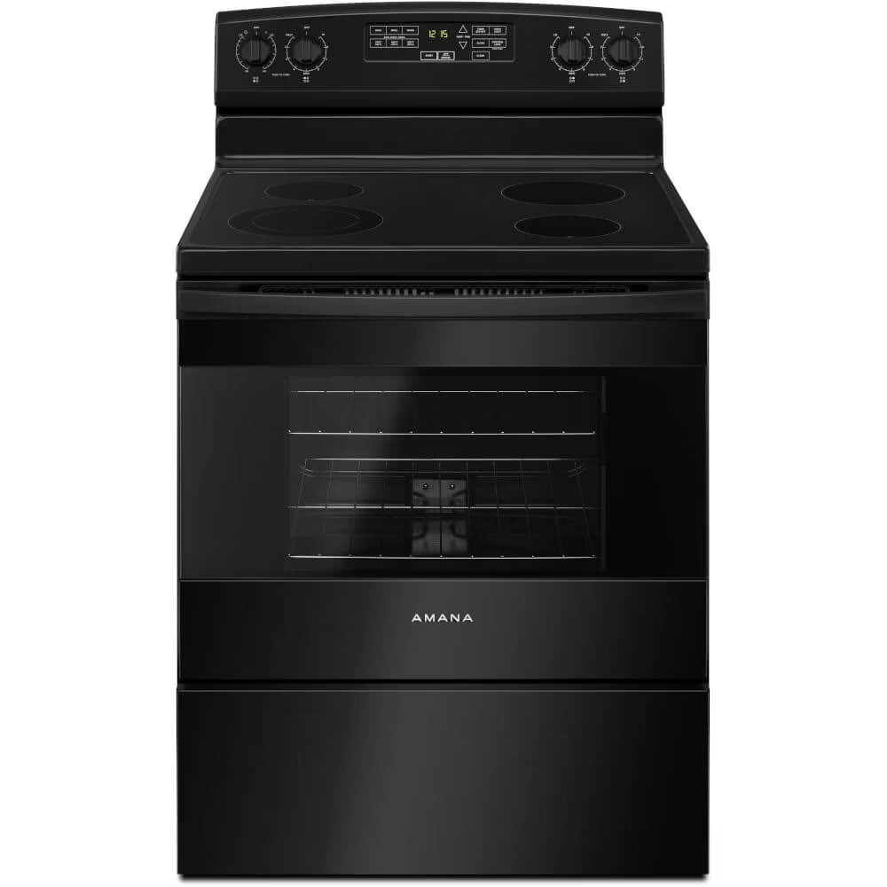 2026 New AMANA AER6603SFB freestanding smoothtop electric range