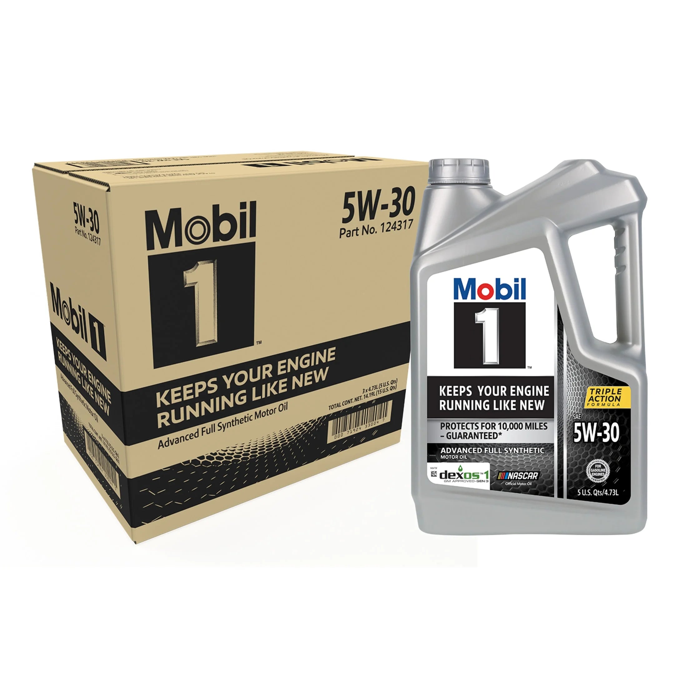 2026 New (4 pack) Mobil 1 Advanced Full Synthetic Motor Oil 5W-30, 5 Quart (Pack of 3) - Image 10