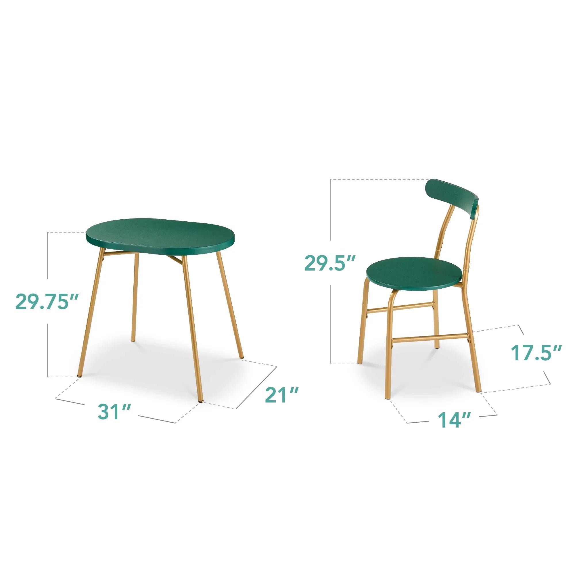 2026 New Best Choice Products 3-Piece Modern Oval Dining Table Set, Small Kitchen Dinette w/ 2 Chairs - Black/Black - Image 50