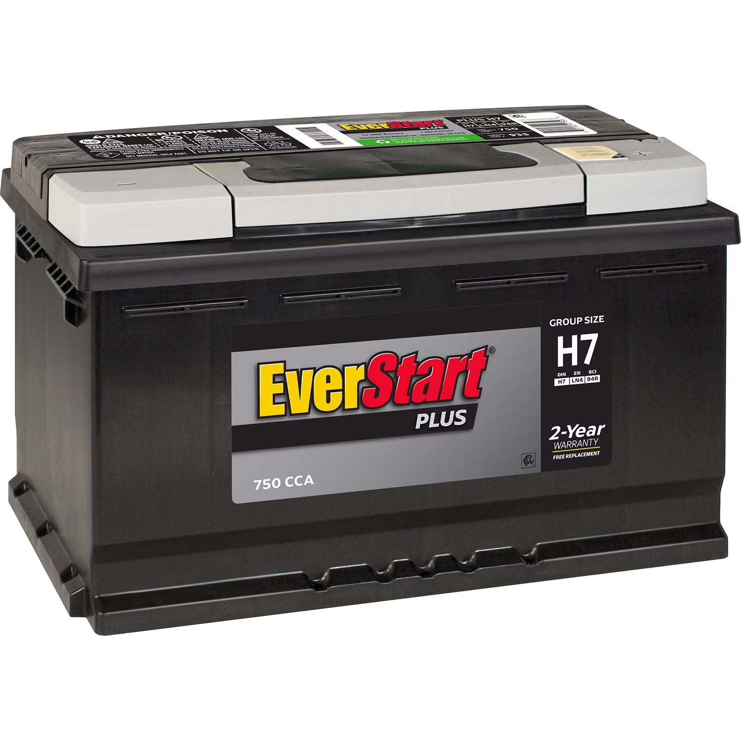 2026 New EverStart Plus Lead Acid Automotive Battery, Group Size H7 / LN4 / 94R 12 Volt, 750 CCA