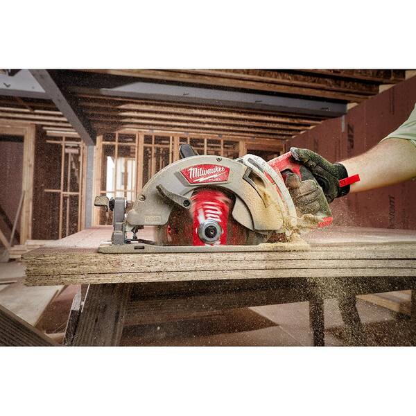 2026 New M18 FUEL 18-Volt Lithium-Ion Brushless Cordless SAWZALL w/7-1/4 in. Rear Handle Circ Saw, Two 6 Ah High Output Batteries - Image 10