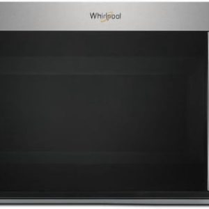 2026 New Whirlpool 1.7 cu. ft. Over-the-Range Microwave Oven with 1,000 Watts, 2-Speed 300 CFM Venting System, Add 30 Seconds, Dishwasher-Safe Turntable Plate, and Cooktop Lighting: Stainless Steel