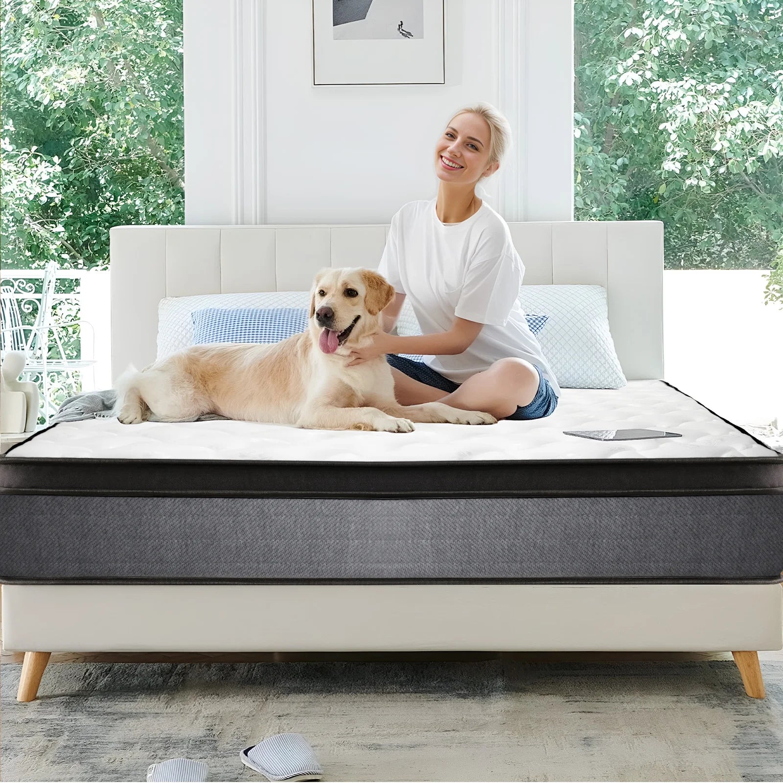 2026 New Full Mattress, 10 Inch Mattress Full Size, Individual Pocket Spring and Foam Mattress in a Box - Image 10