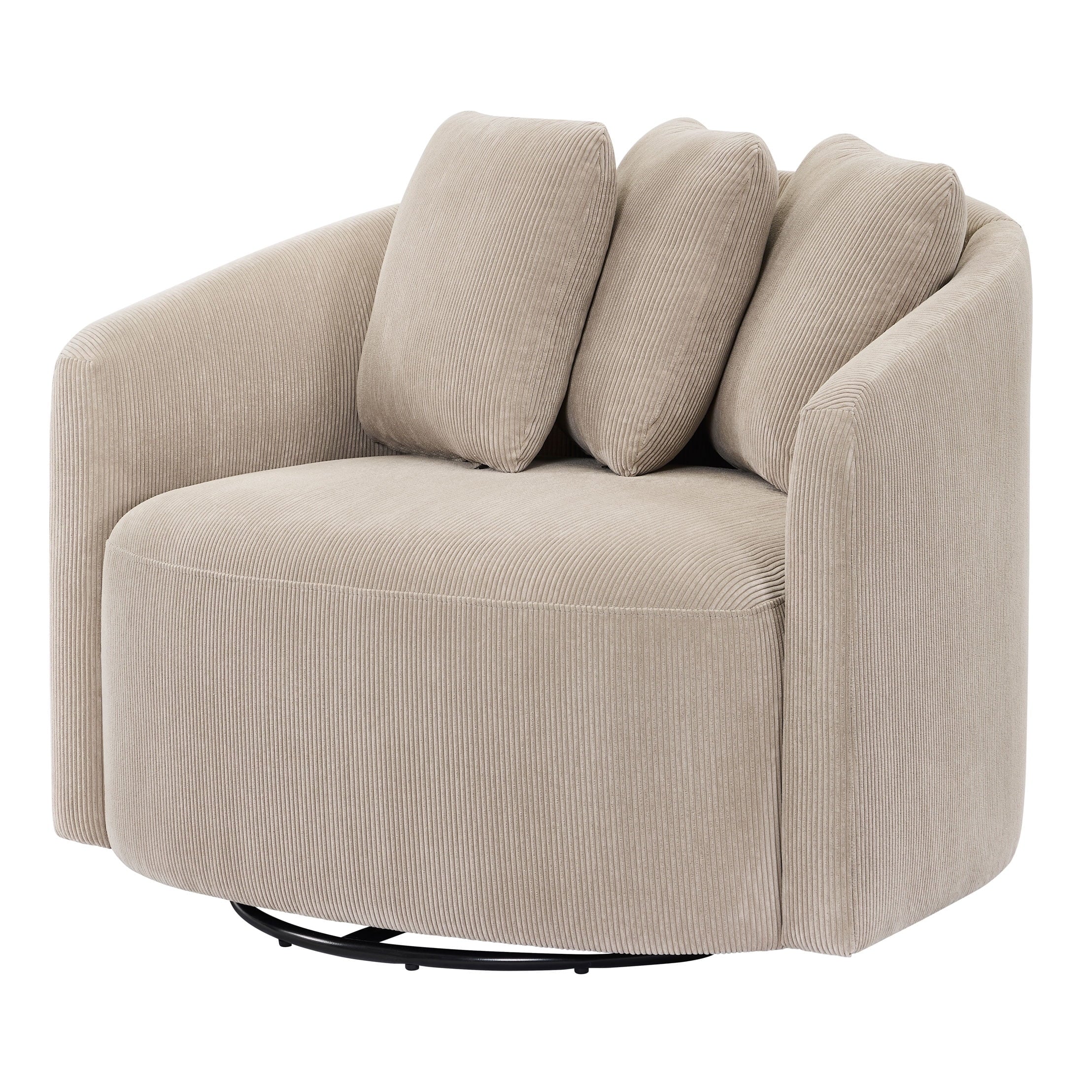 2026 New Beautiful Drew Accent Chair by Drew Barrymore, Cream Boucle - Image 49