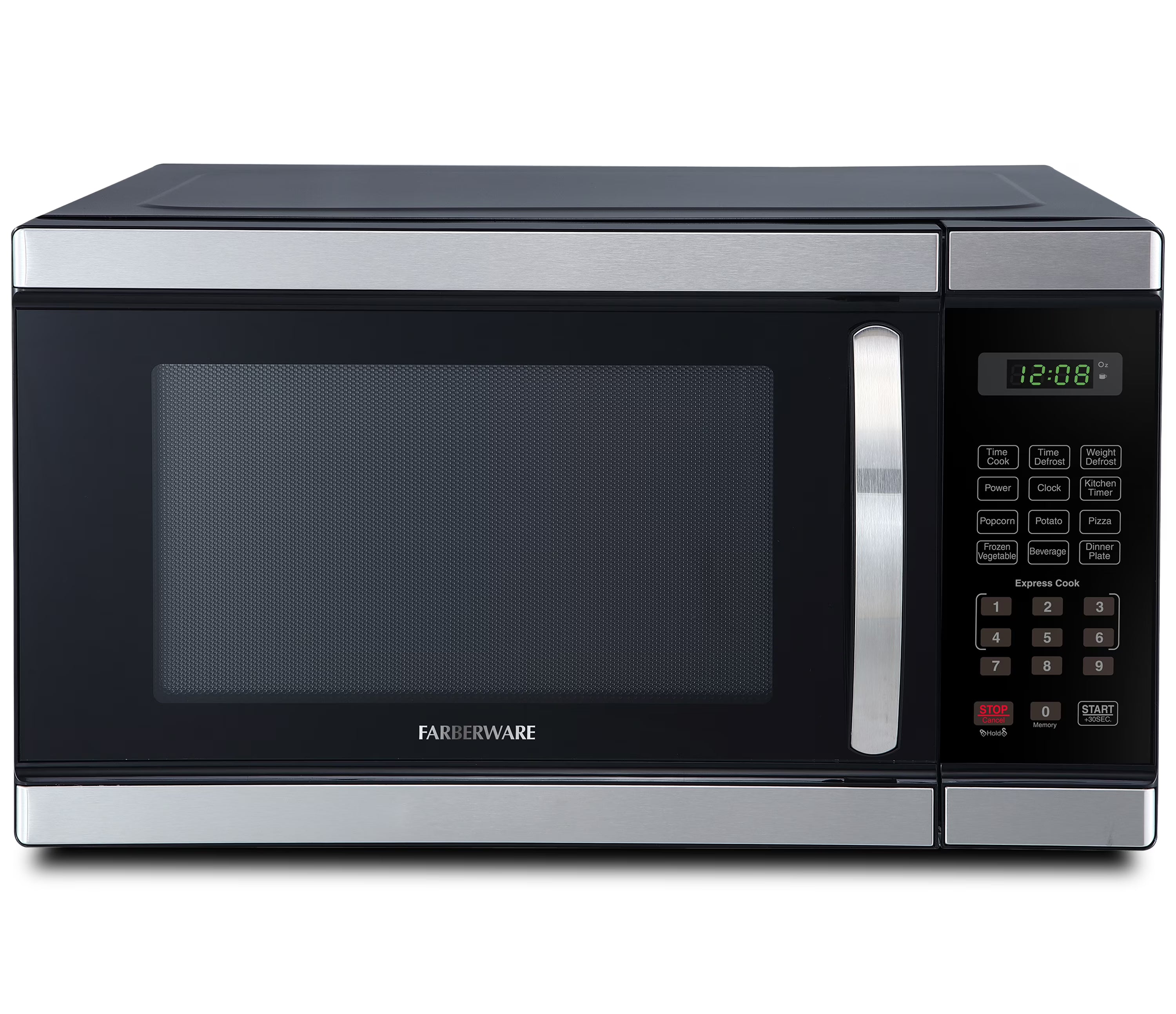 2026 New Farberware Countertop Microwave Ov 1100 Watts, 2.2 cu ft - Smart Sensor With LED Lighting and Child Lock - Perfect for Apartments and Dorms - Easy Clean Black Interior, Stainless Steel - Image 18