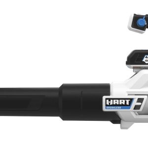 2026 New HART 40-Volt 155 MPH at 600 CFM Cordless Brushless Axial Leaf Blower Kit, (1) 4.0Ah Lithium-Ion Battery