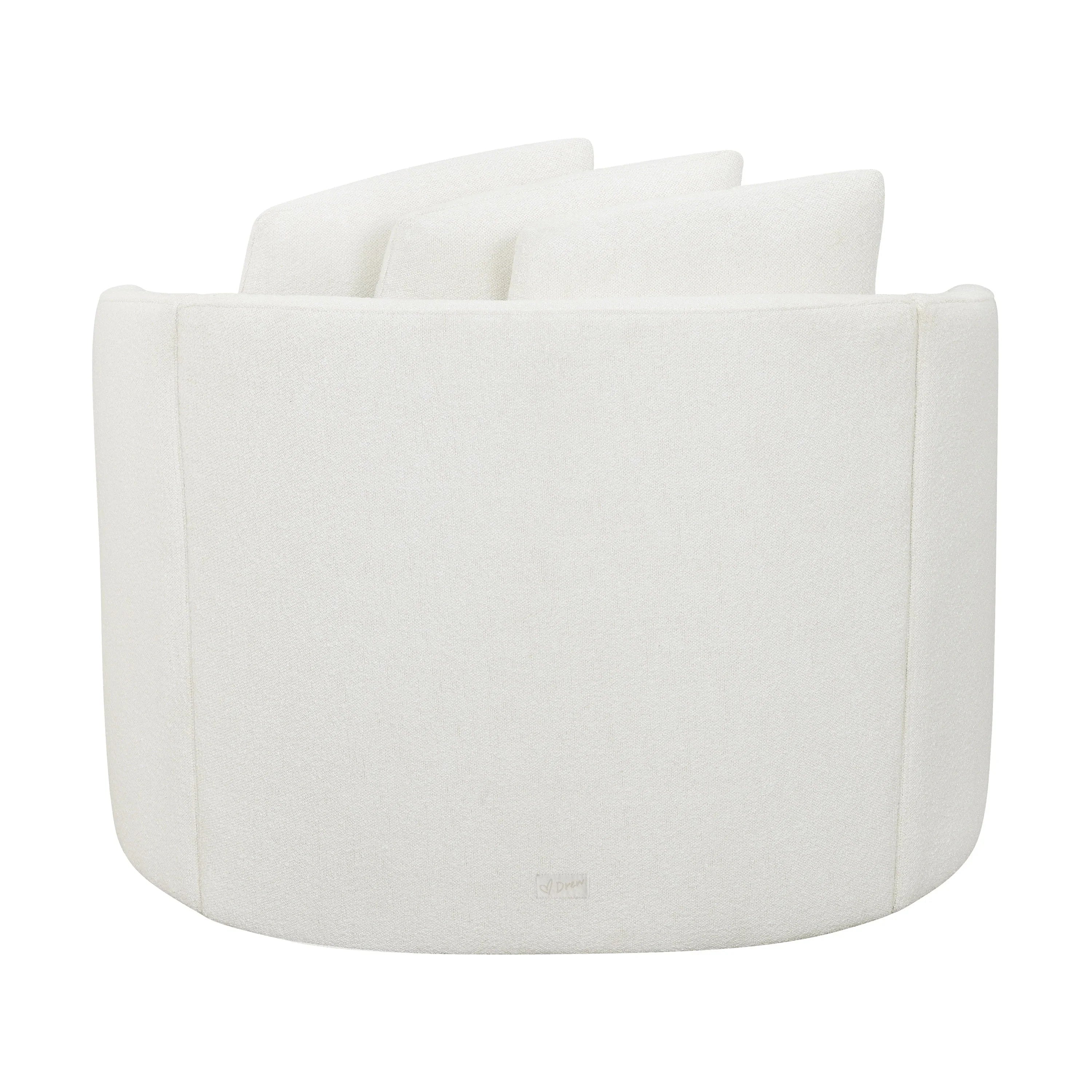 2026 New Beautiful Drew Accent Chair by Drew Barrymore, Cream Boucle - Image 17