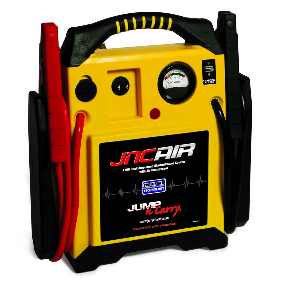 2026 New Clore Automotive Jump-N-Carry JNCAIR 1700 Peak Amp 12 Volt Jump Starter with Air System