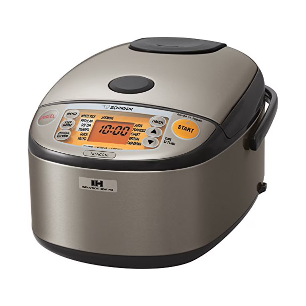 2026 New Zojirushi NP-HCC10XH Induction Heating System Rice Cooker and Warmer (5.5-Cup/ Dark Gray)