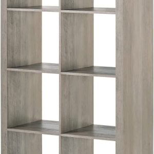 2026 New 8 Cube Storage Organizer, Multiple Colors Rustic Grey