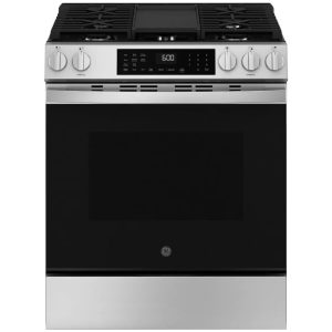 2026 New General Electric 30 in Slide-In Double Oven Gas Range in Silver