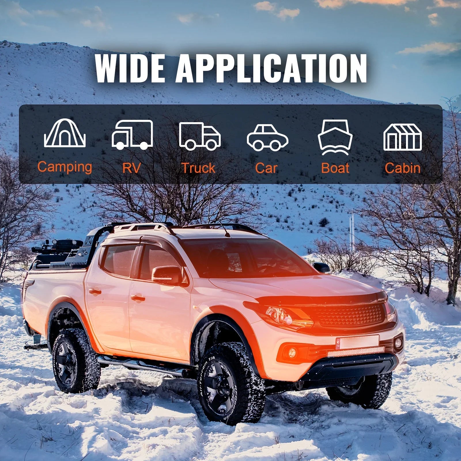 2026 New KFFKFF Diesel Air Heater, 12V 5KW Integrated Diesel Heater with Remote and LCD Display, 5L Tank Compact Diesel Heating Solution, Quick Warm-up for RVs, Trailers, Campers, Boats, and Indoor Use - Image 4