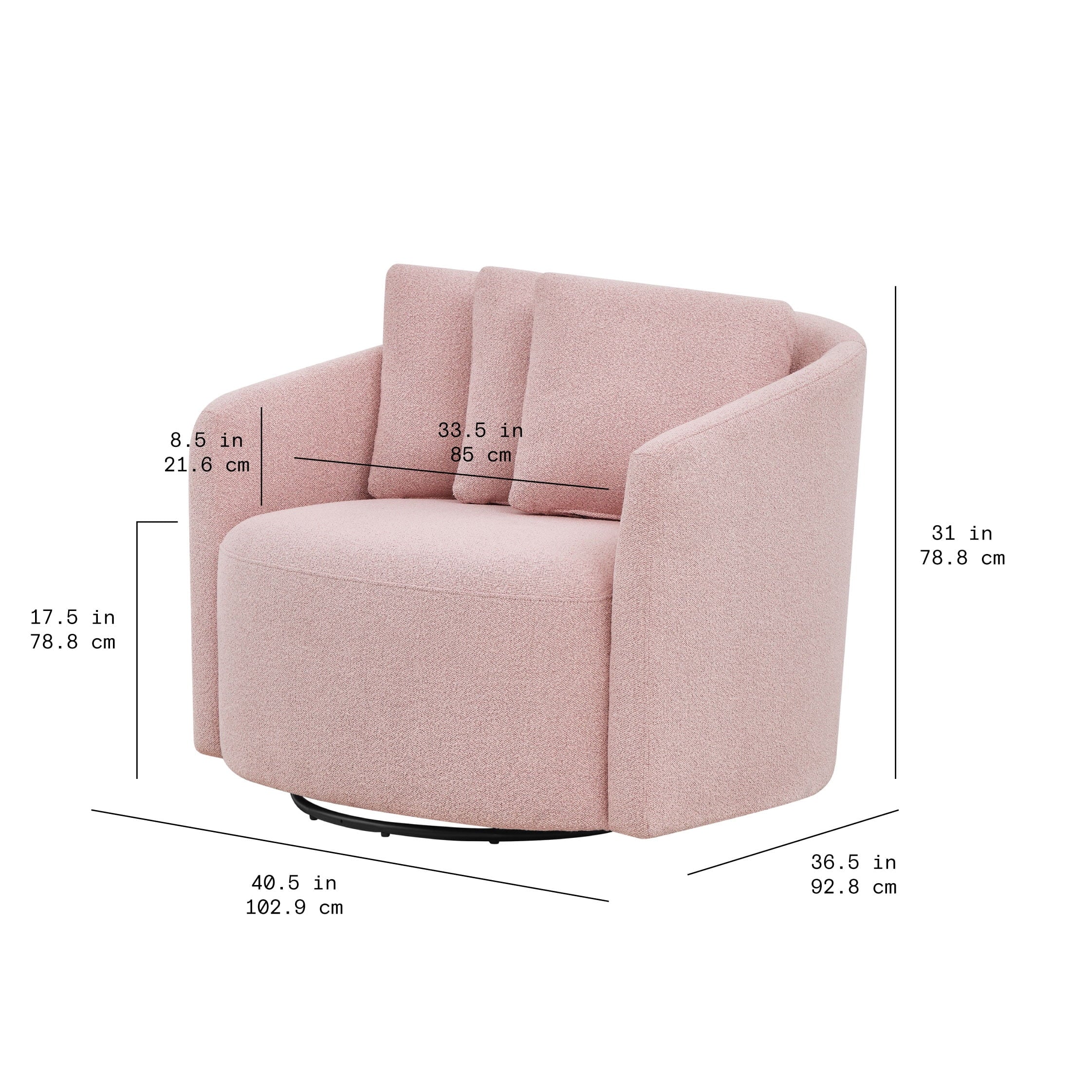 2026 New Beautiful Drew Accent Chair by Drew Barrymore, Cream Boucle - Image 34
