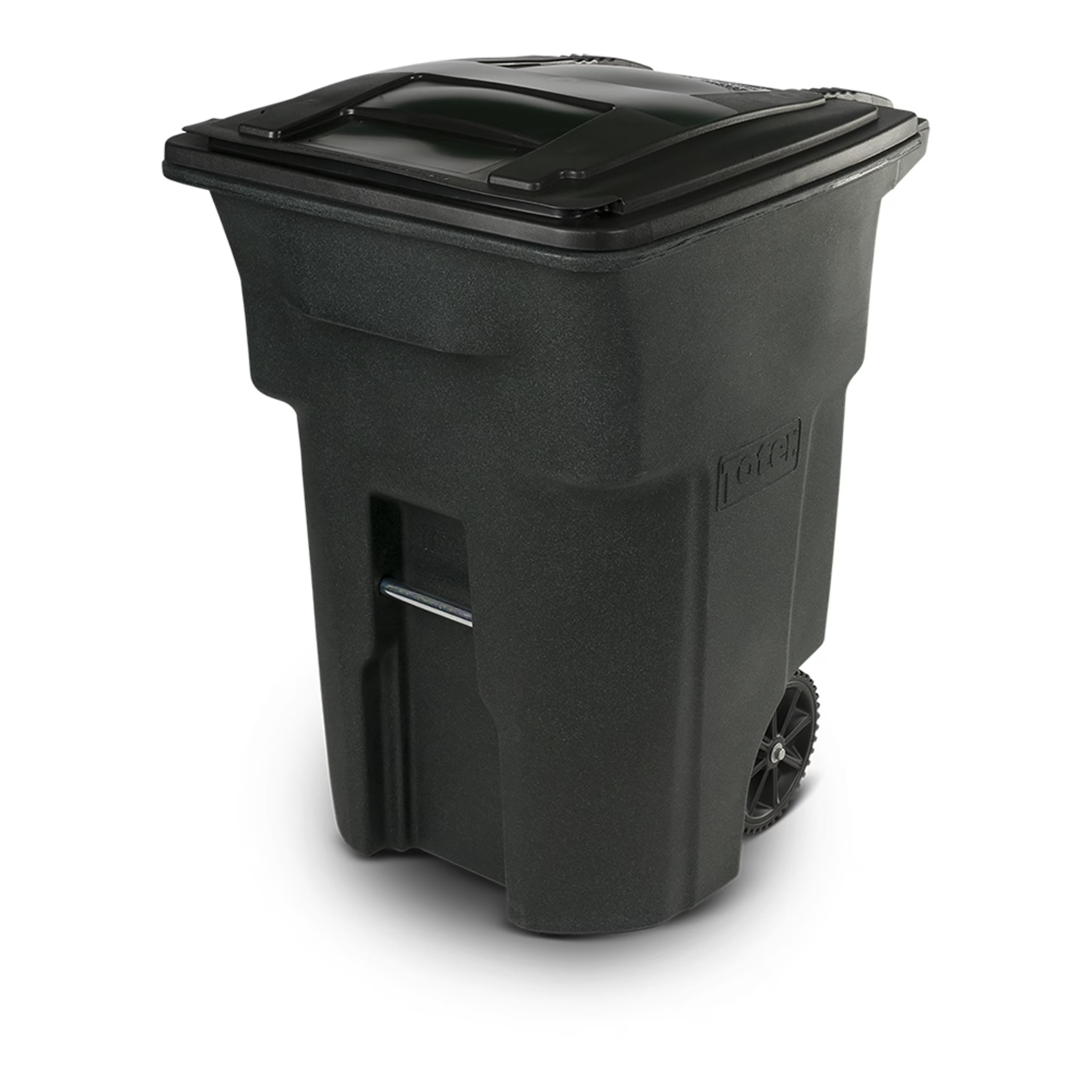 2026 New Toter Trash Can Greenstone With Wheels And Lid, 96 Gallon
