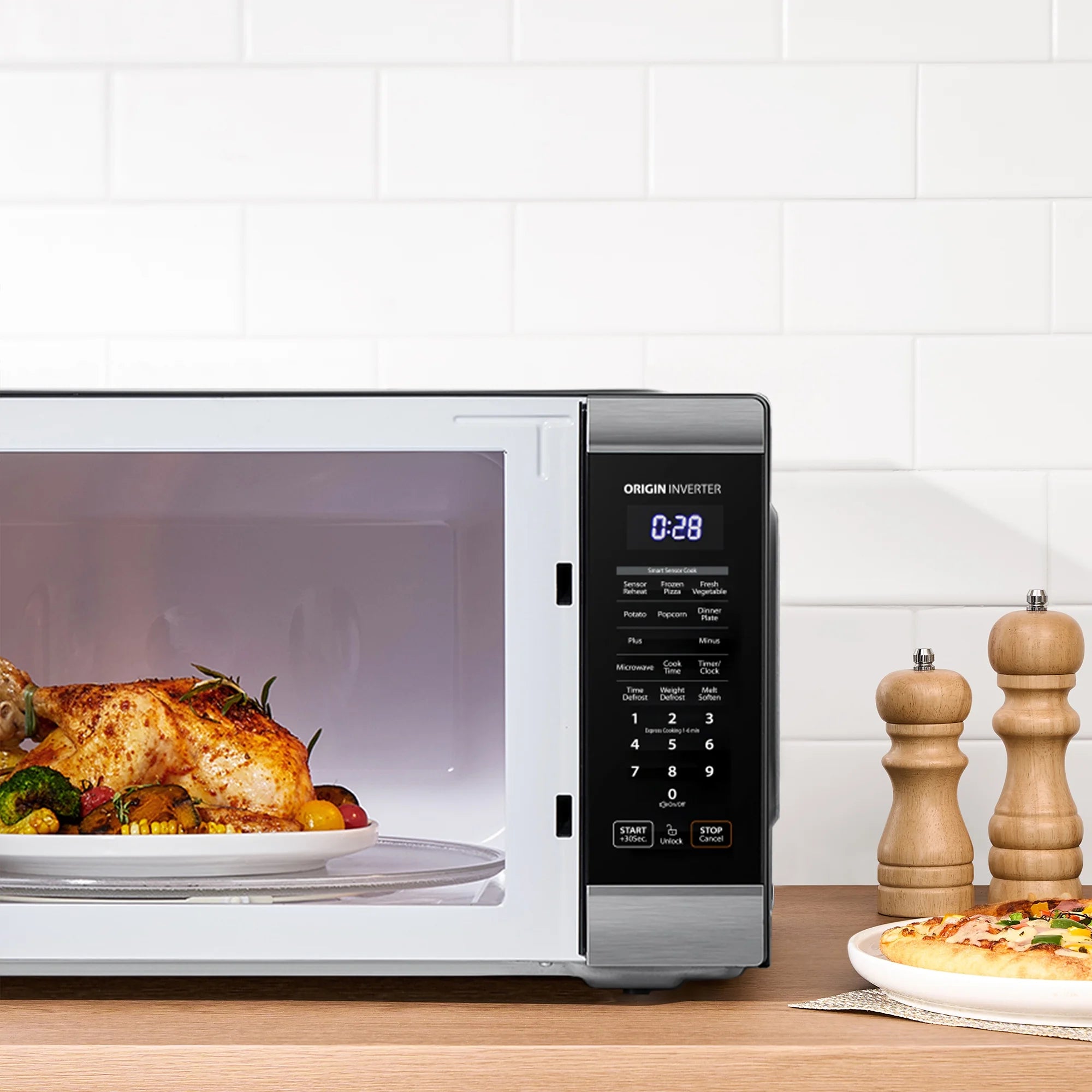 2026 New Toshiba 2.2 cu. ft. 24.4'' Microwave Oven in Stainless Steel - Image 4