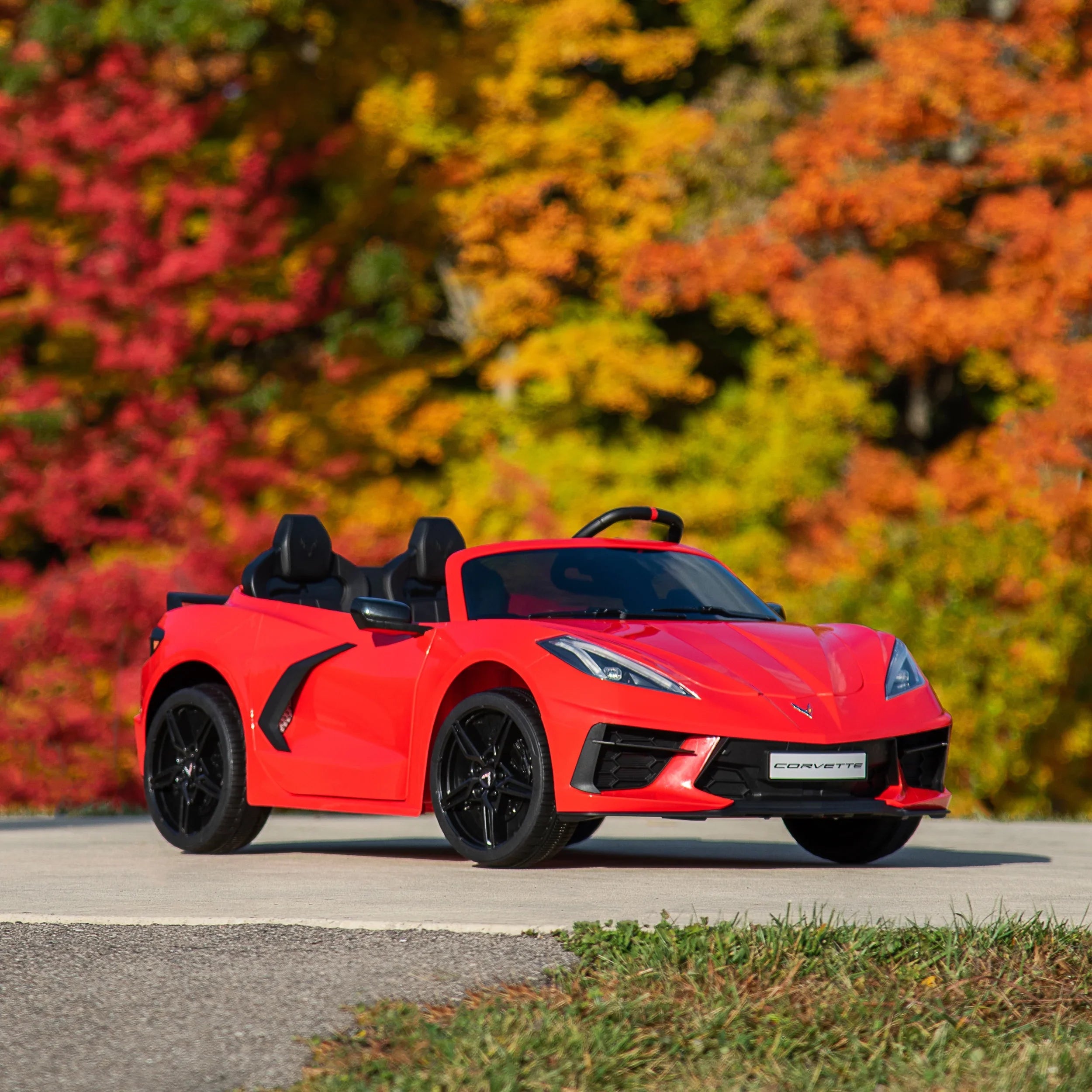 2026 New 12V Huffy Corvette Stingray, Battery Powered Ride-On Car, Children Ages 3+, Sounds - Image 13