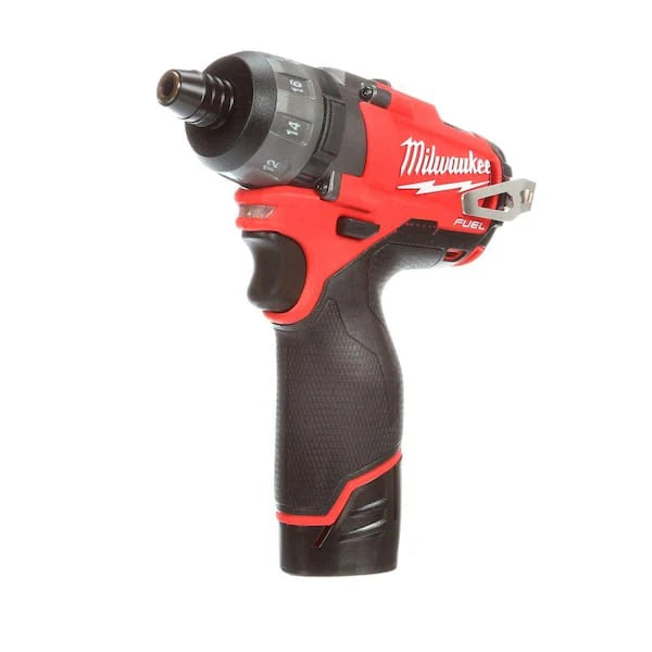 2026 New M12 FUEL 12V Lithium-Ion Brushless Cordless 1/4 in. Hex 2-Speed Screwdriver Kit W/(2) 2.0h Batteries & Bag - Image 4