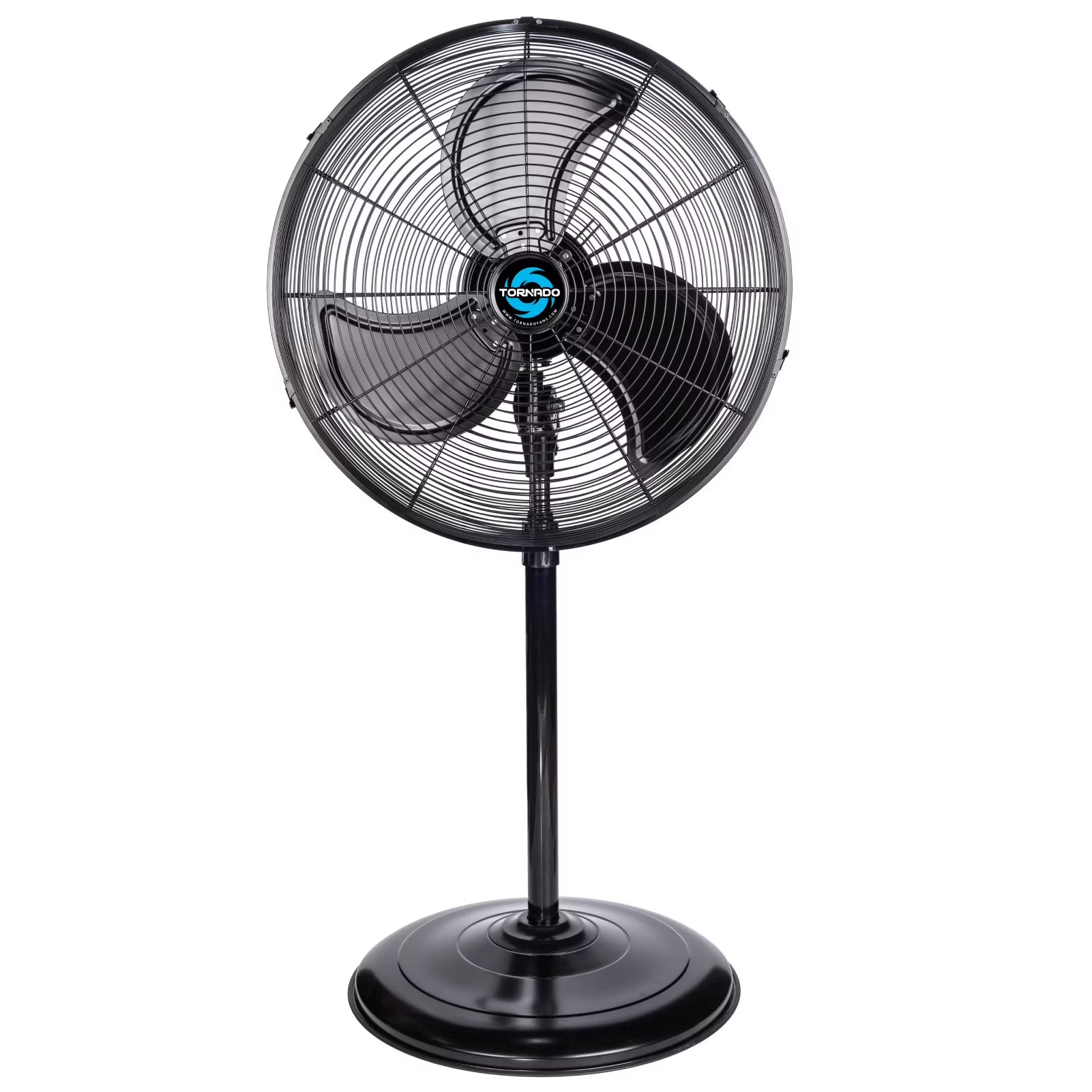 2026 New Tornado - 20 Inch High Velocity Metal Oscillating Pedestal Fan - Commercial, Industrial Use Water-Resistant