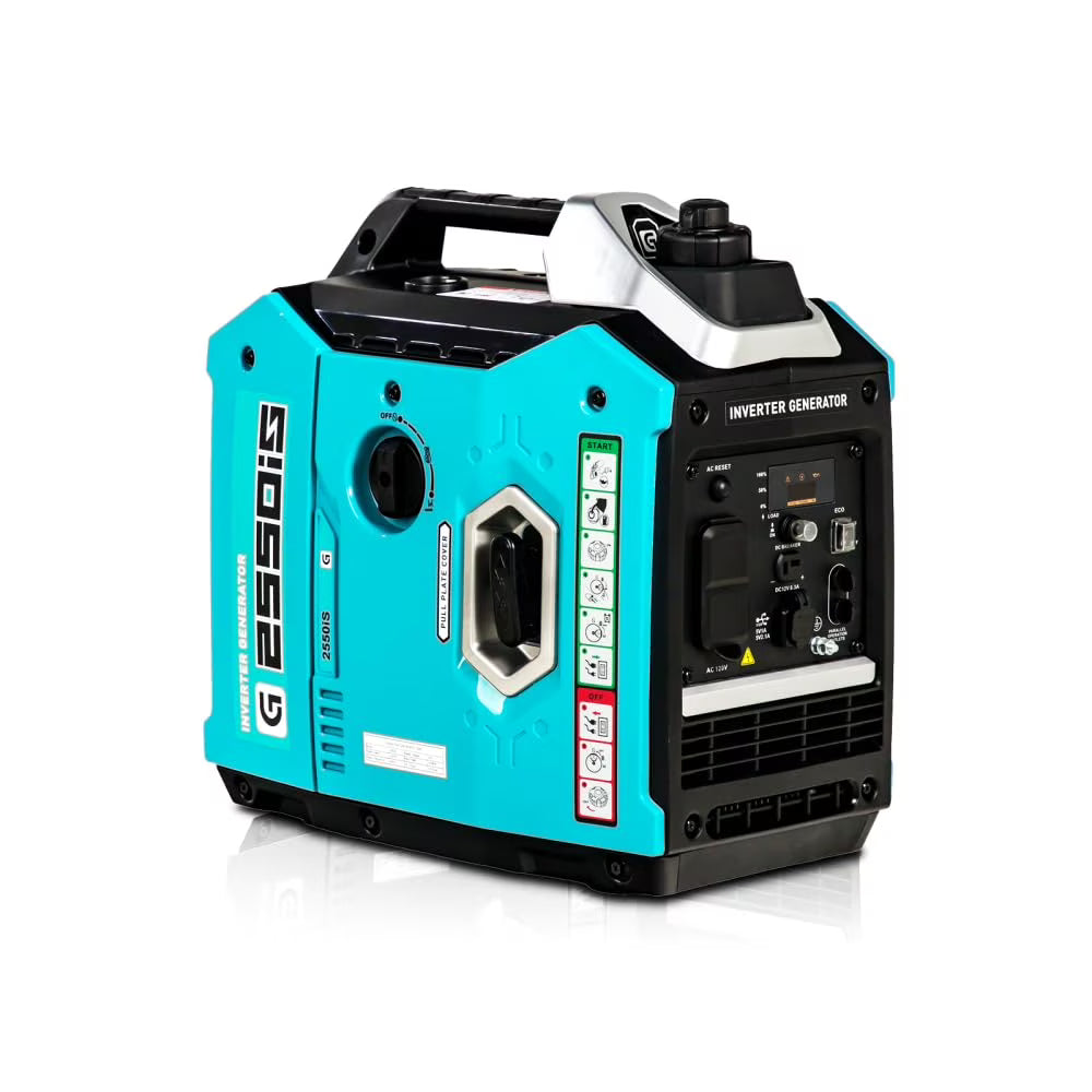 2026 New 2550/3000/6250 Watt Inverter Generator Portable, Gas Powered Portable Inverter Generator, RV-Ready, Portable and Super Quiet Electric Start for Outdoor Camping, Home Backup