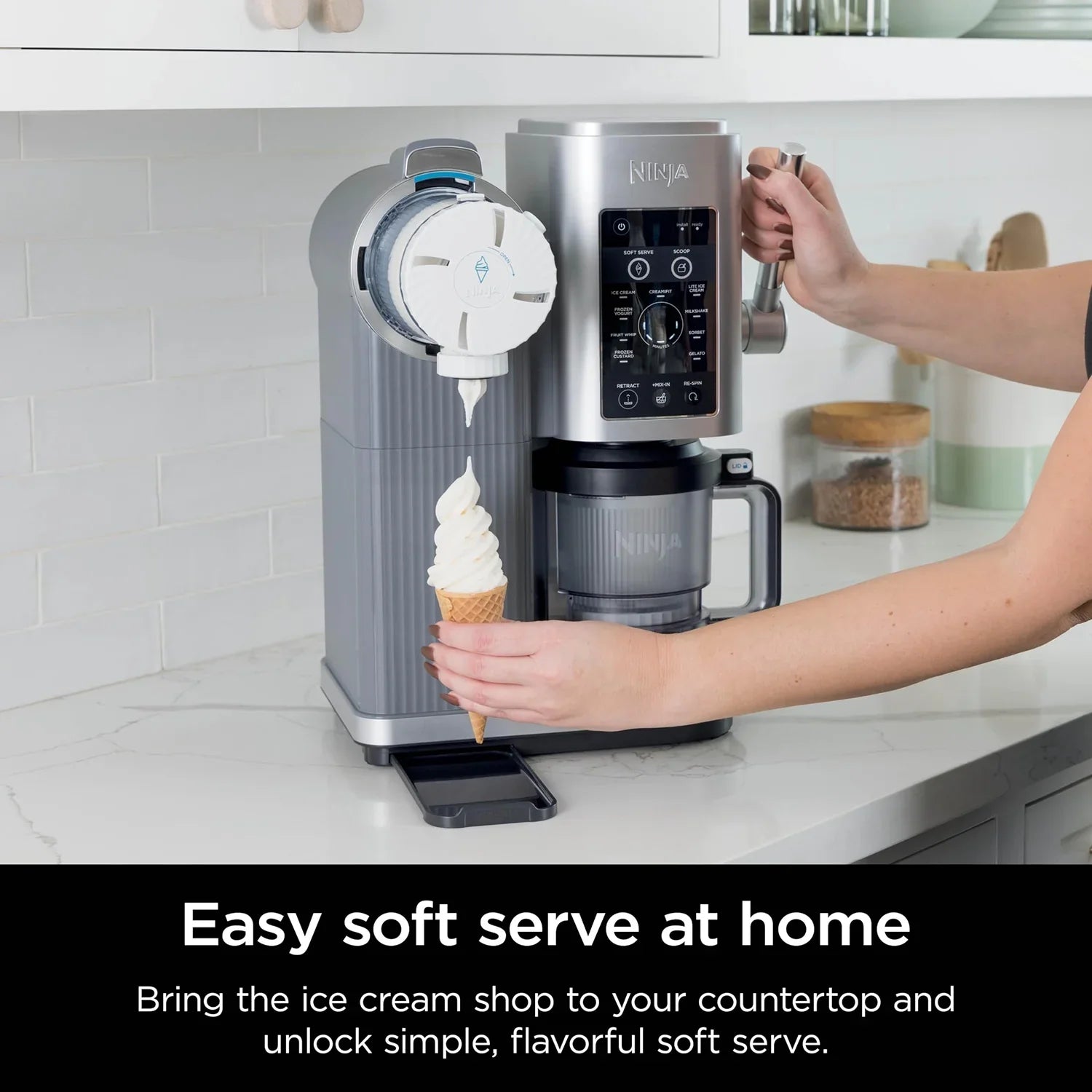 2026 New Restored Ninja CREAMi Swirl 13-in-1 Soft Serve Ice Cream Machine - Factory (Refurbished) - Image 9