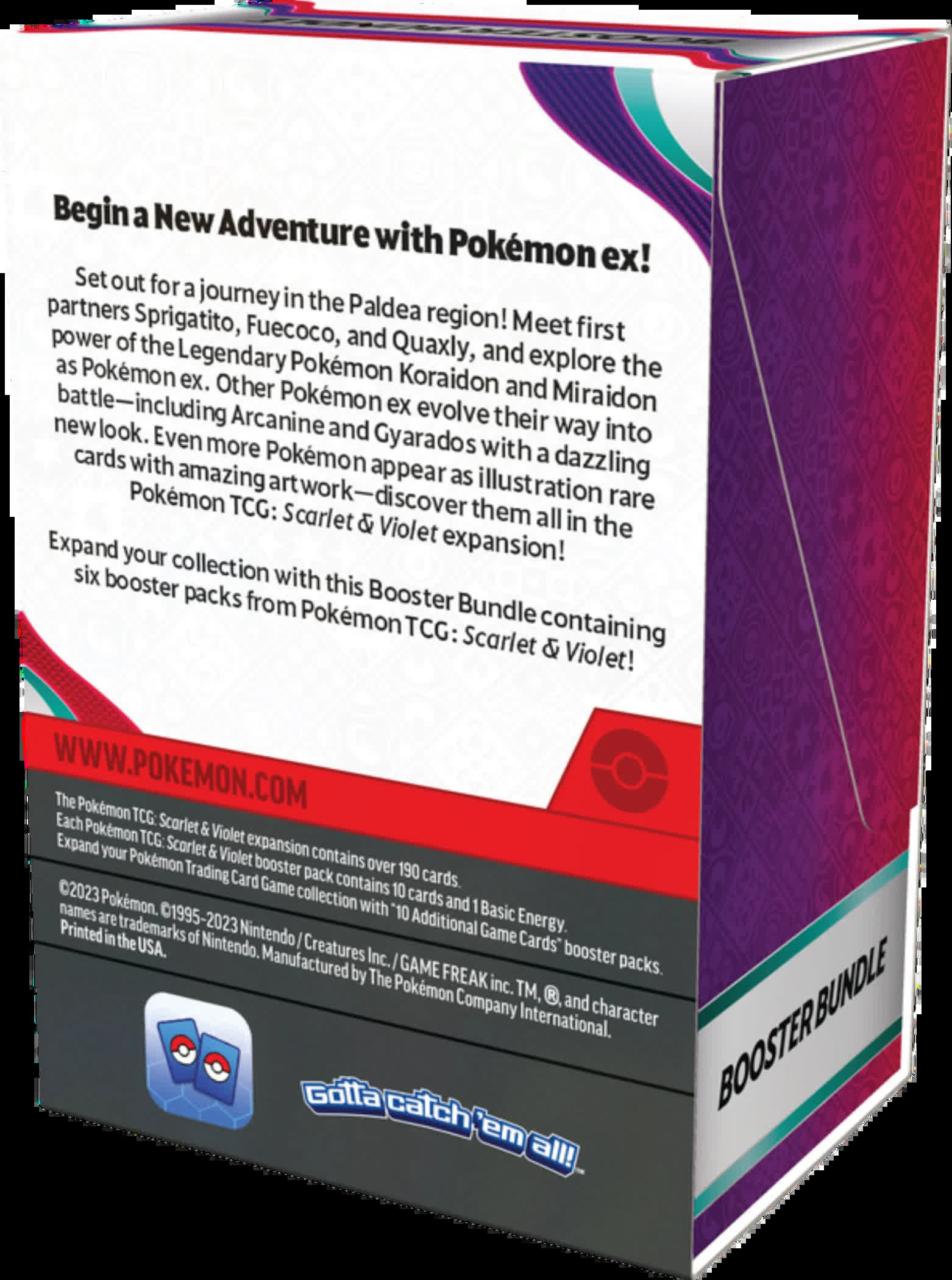 2026 New Pokemon Trading Card Game Scarlet & Violet 2 Paldea Evolved Booster Bundle 6 Booster Packs - Image 2